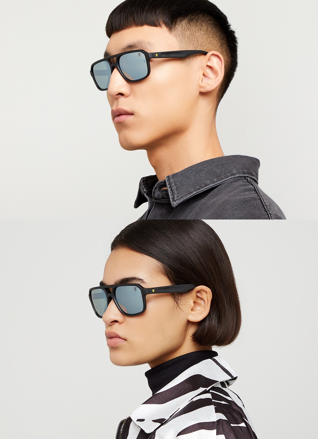 Ray-Ban Ferrari zonnebril RB4414M • Zwart • de Bijenkorf