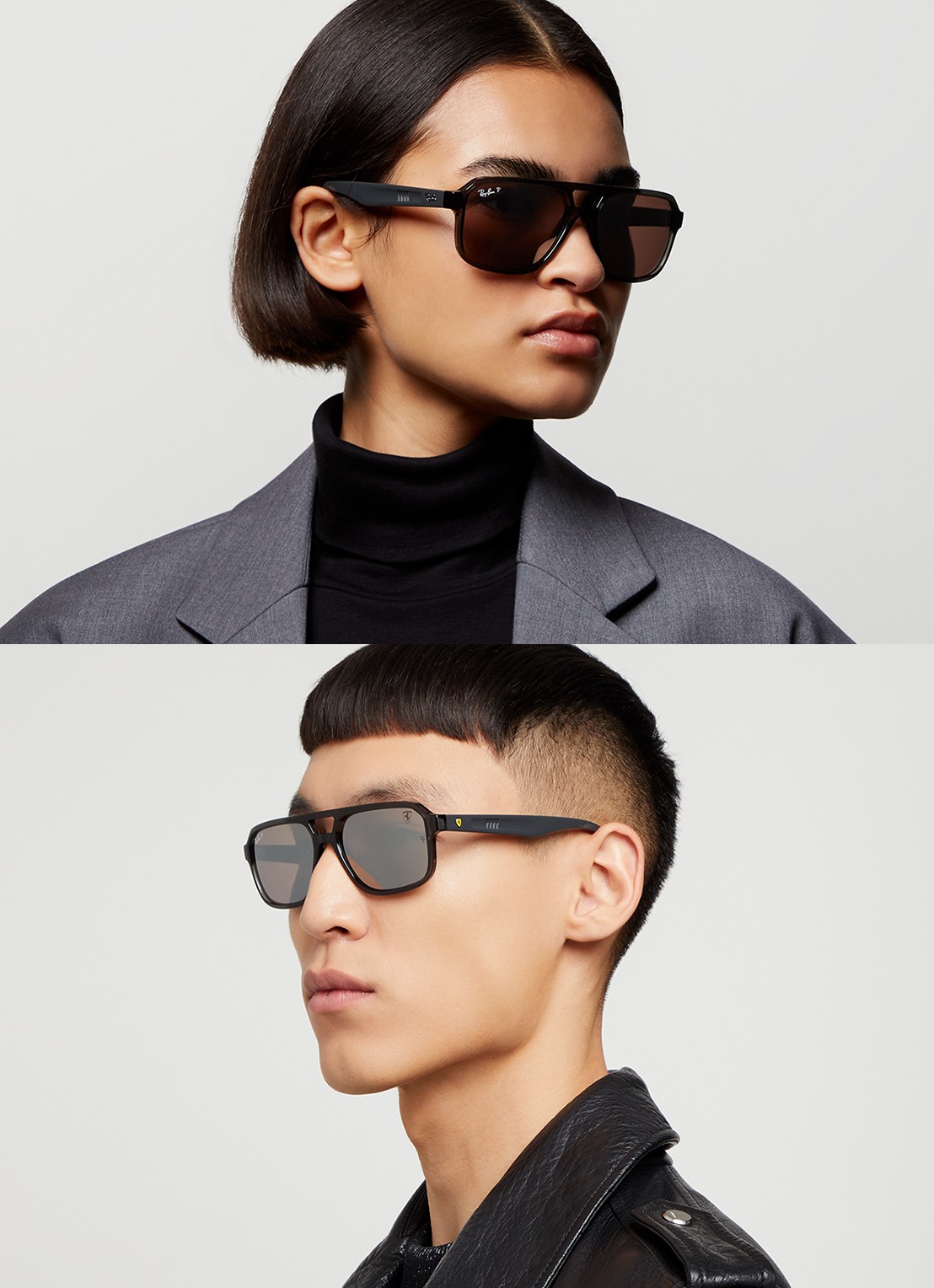 Ray-Ban Ferrari zonnebril RB4414M - voorkant 2 antraciet