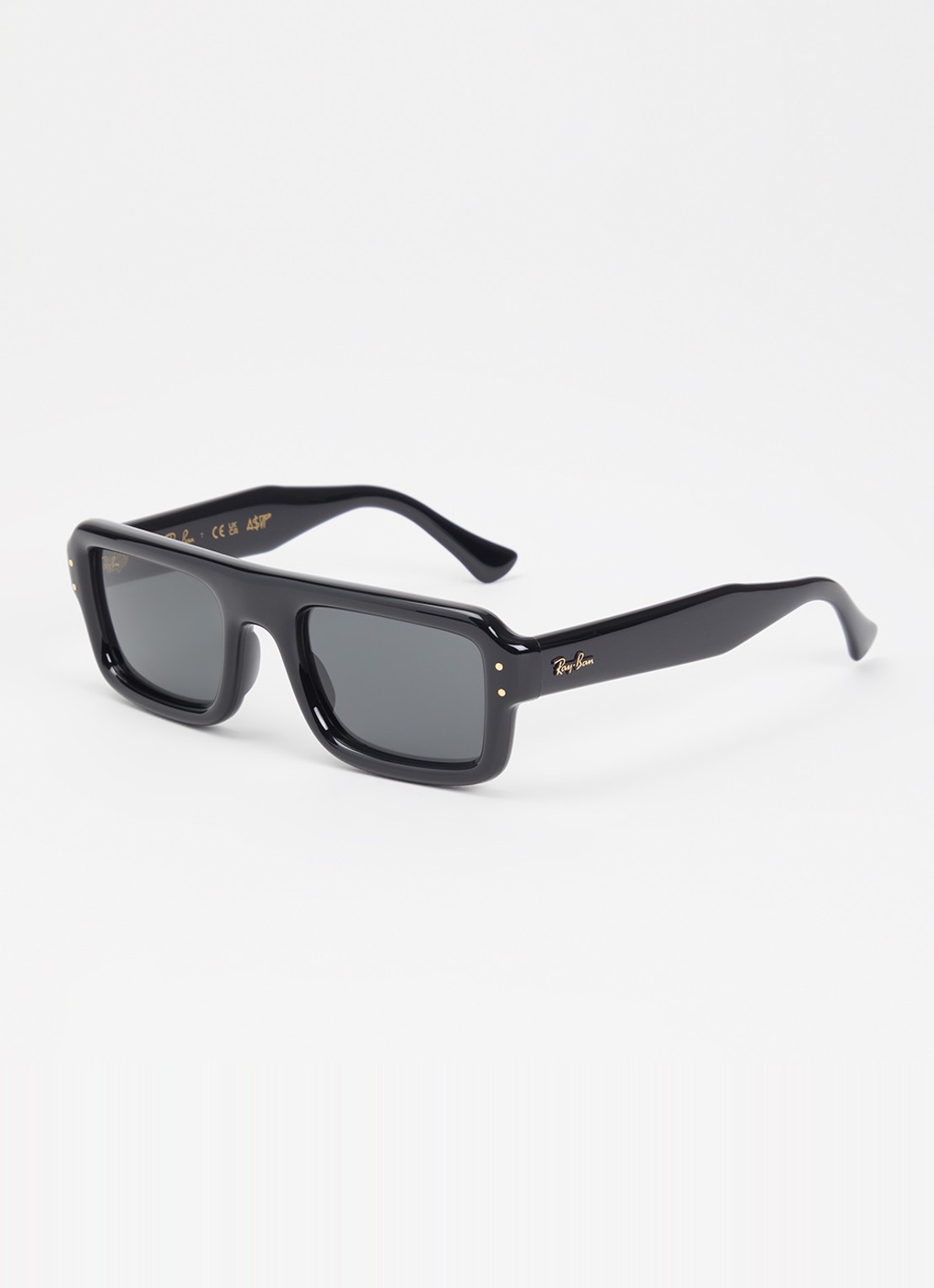 Ray-Ban Flacko Puffer zonnebril RB4954 - voorkant 3 zwart