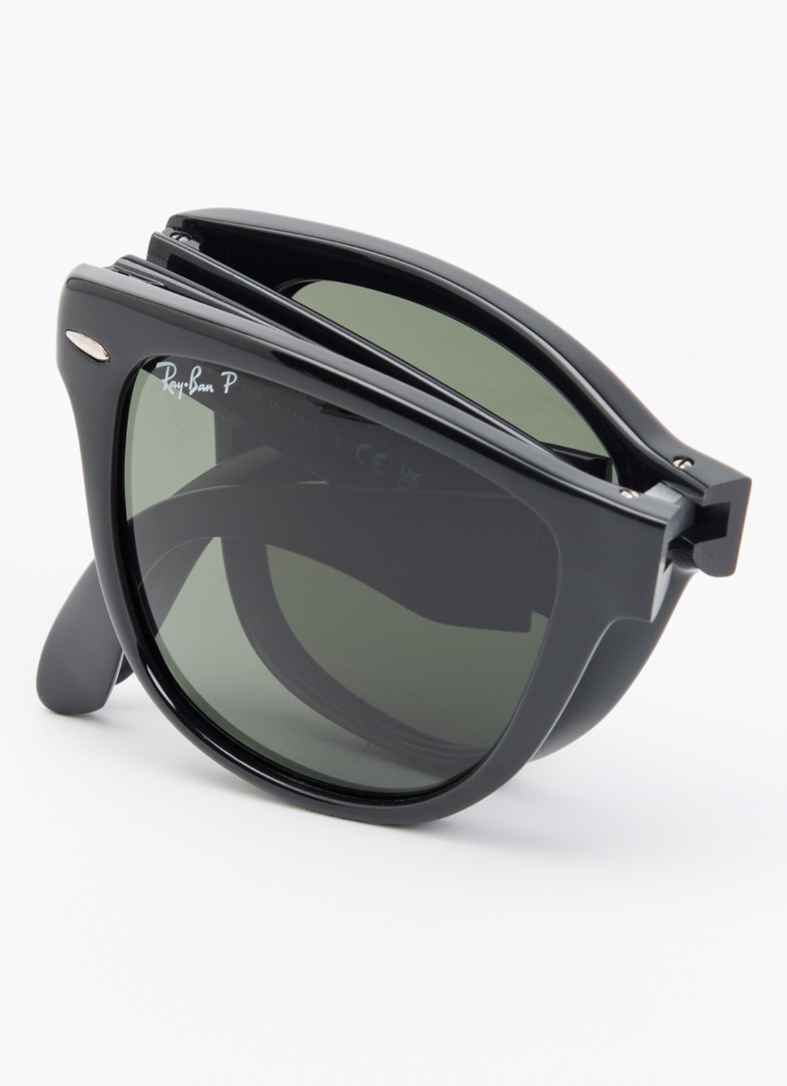 Ray-Ban Folding Classic wayfarer zonnebril RB4105  - detail 4 zwart