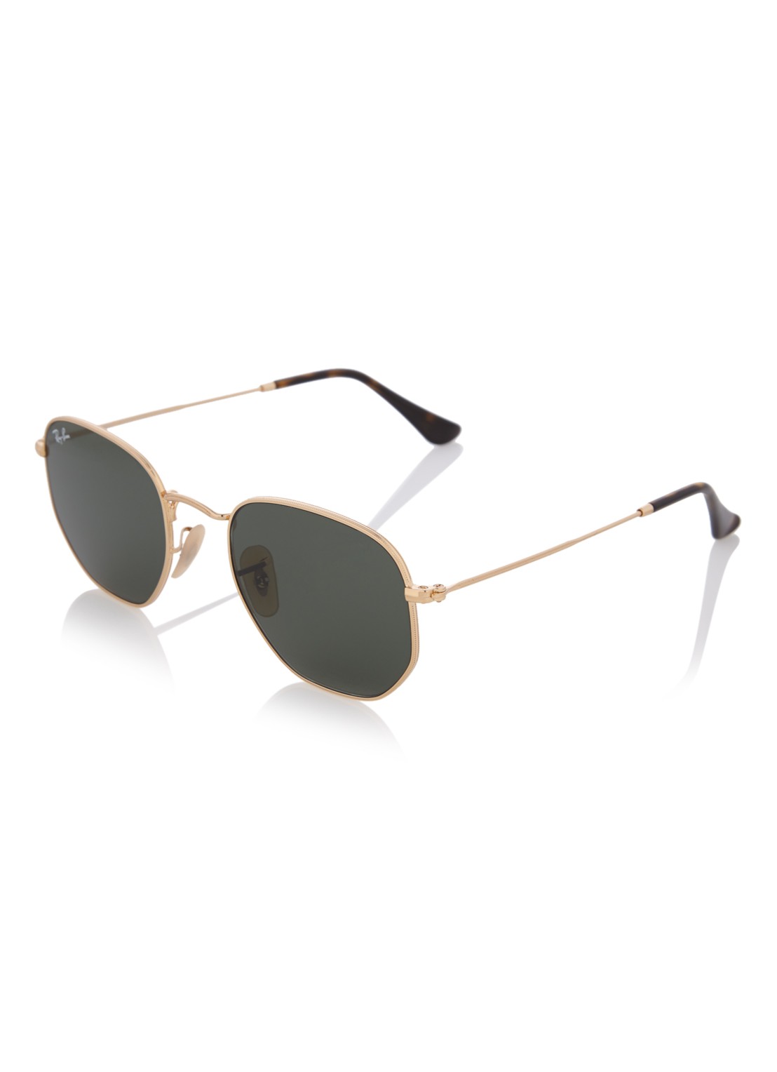 Ray-Ban Hexagonal Flat zonnebril RB3548N - voorkant 3 goud