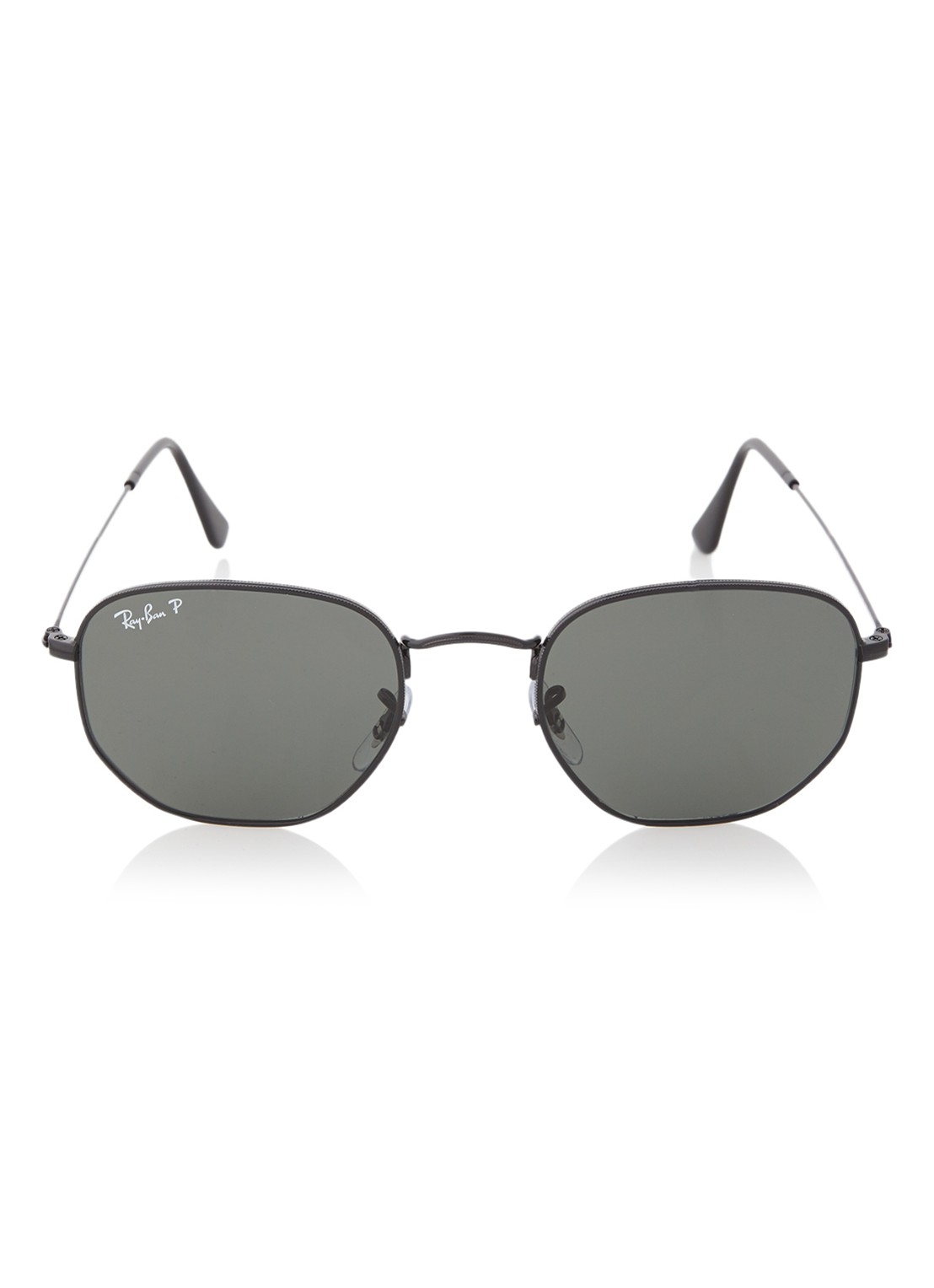 Ray-Ban Hexagonal zonnebril gepolariseerd RB3548N - voorkant 4 zwart