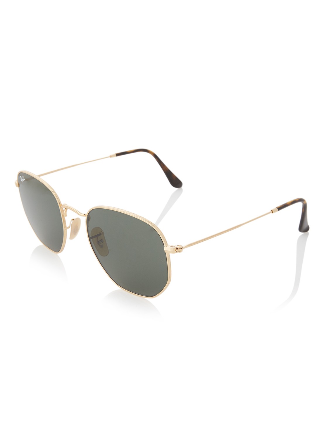 Ray-Ban Hexagonal zonnebril RB3548N  - voorkant 3 goud