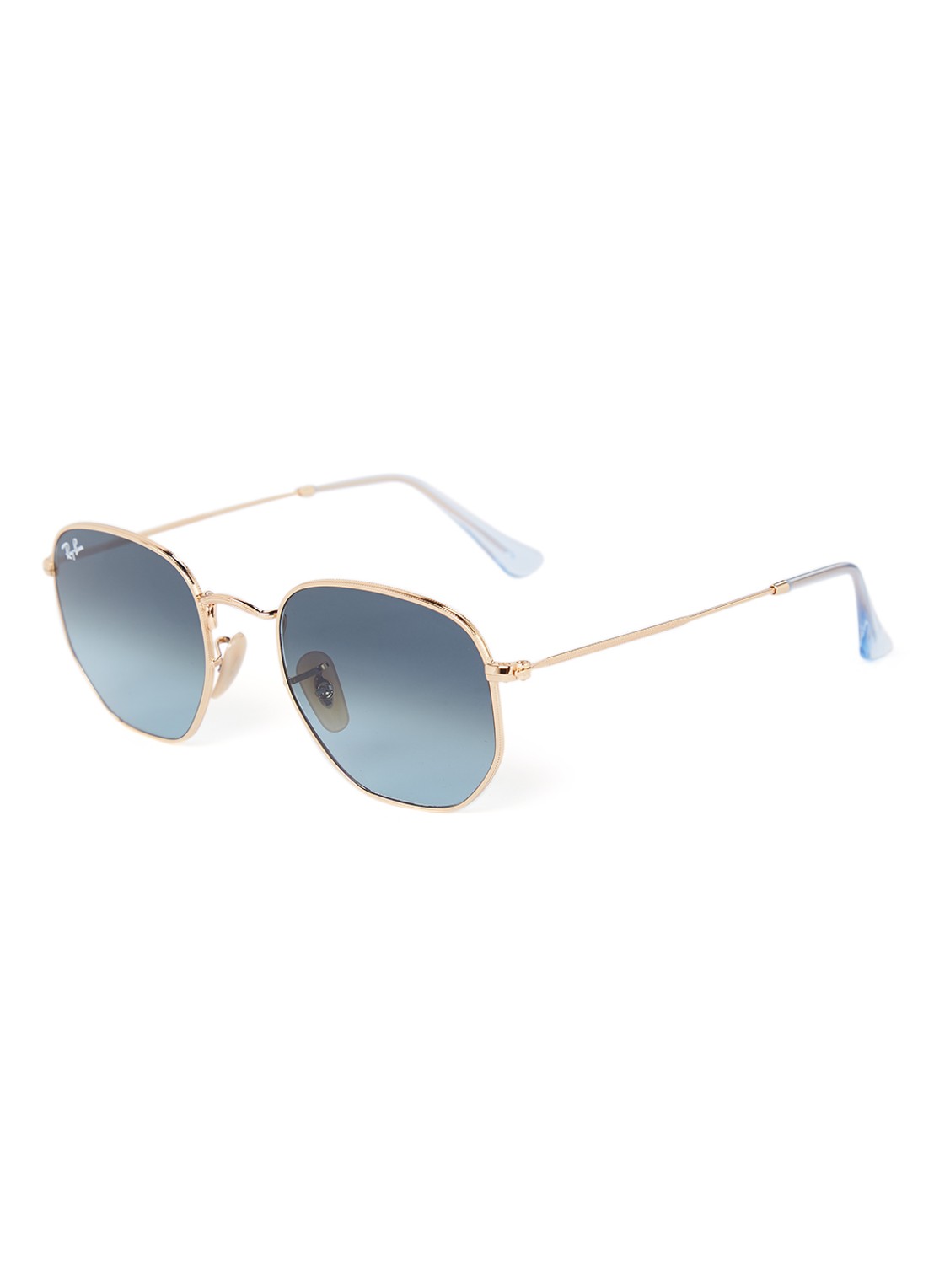 Ray-Ban Hexagonal zonnebril RB3548N - voorkant 3 goud