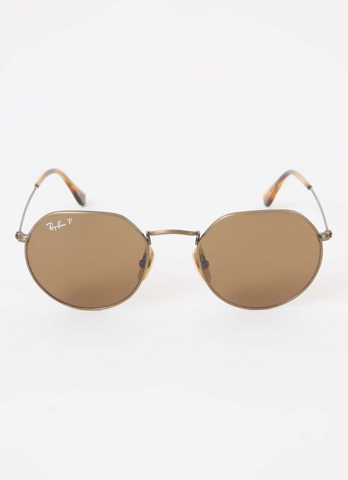 Ray-Ban Jack Titanium zonnebril gepolariseerd RB8165  - detail goud