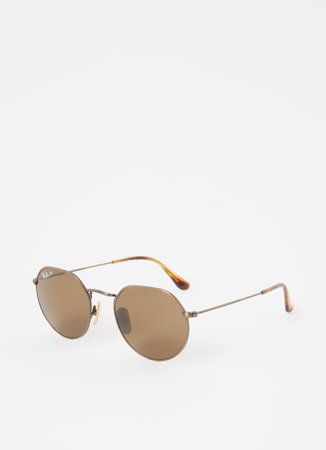Ray-Ban Jack Titanium zonnebril gepolariseerd RB8165  - voorkant 4 goud