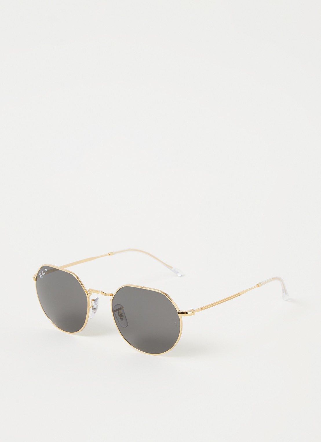 Ray-Ban Jack zonnebril gepolariseerd RB3565 - voorkant 3 goud