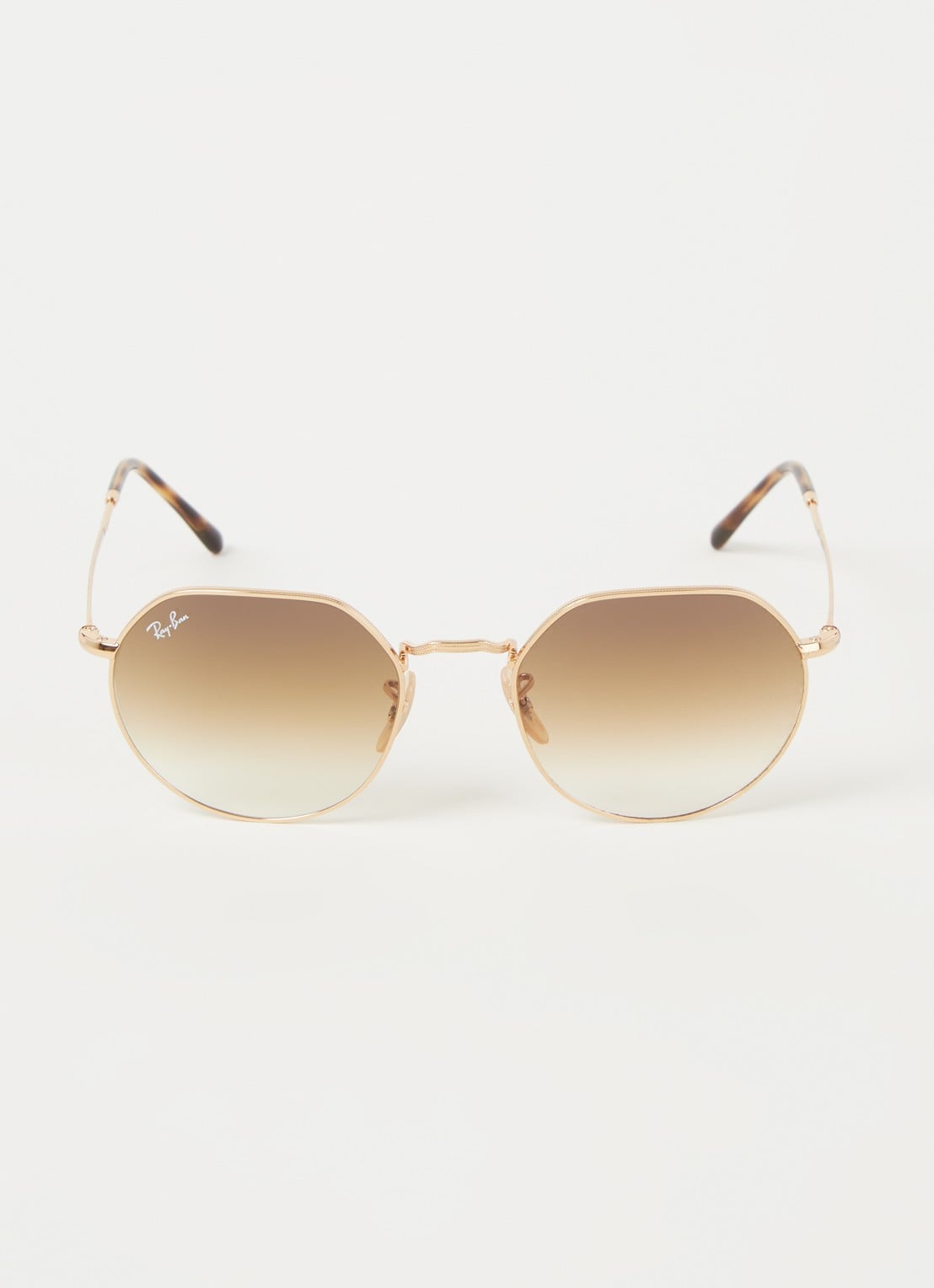 Ray-Ban Jack zonnebril RB3565 - voorkant 2 donkerbruin