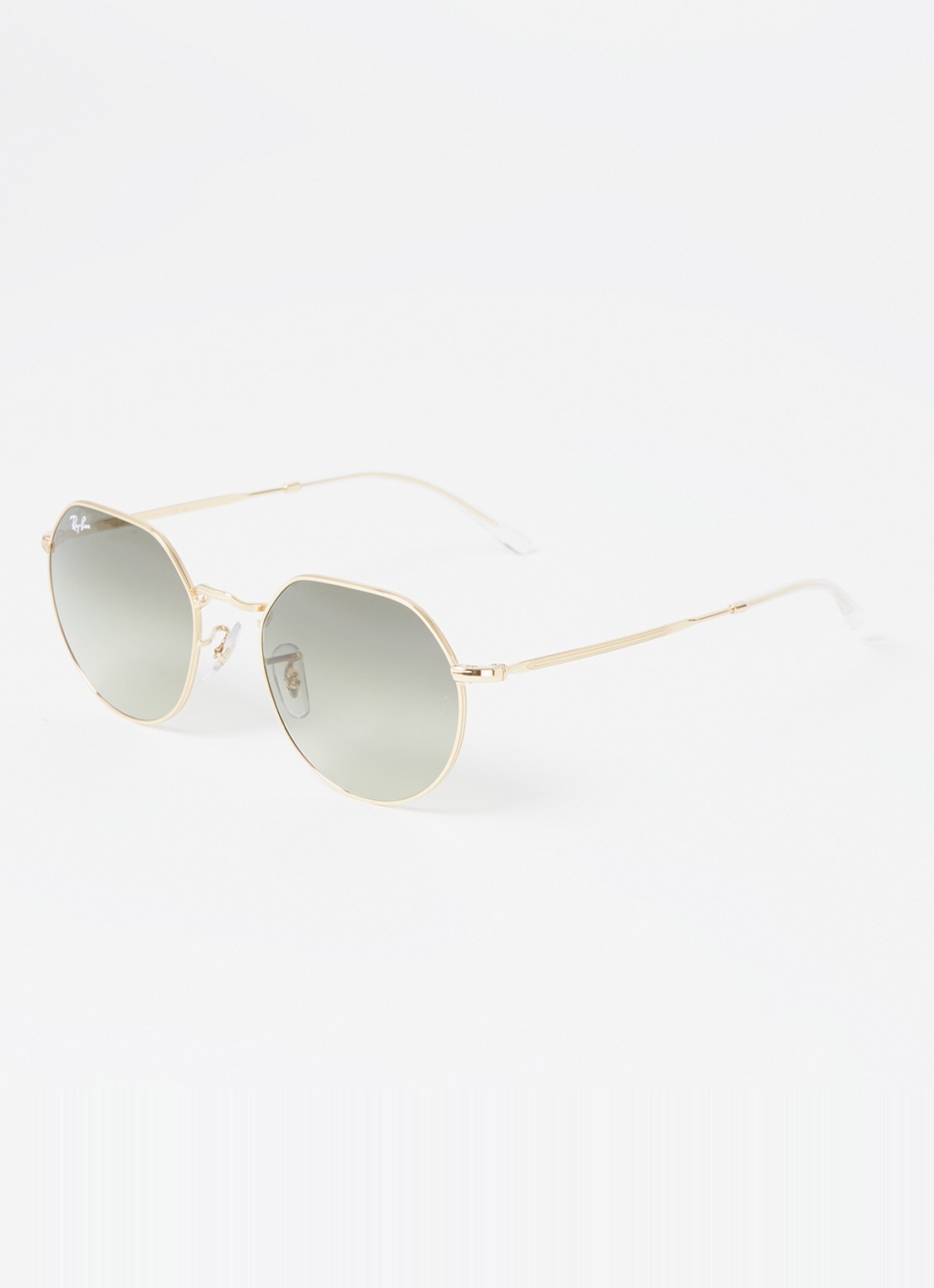 Ray-Ban Jack zonnebril RB3565 - voorkant goud