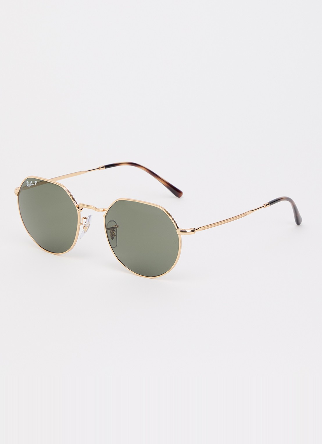 Ray-Ban Jack zonnebril RB3565 - voorkant goud