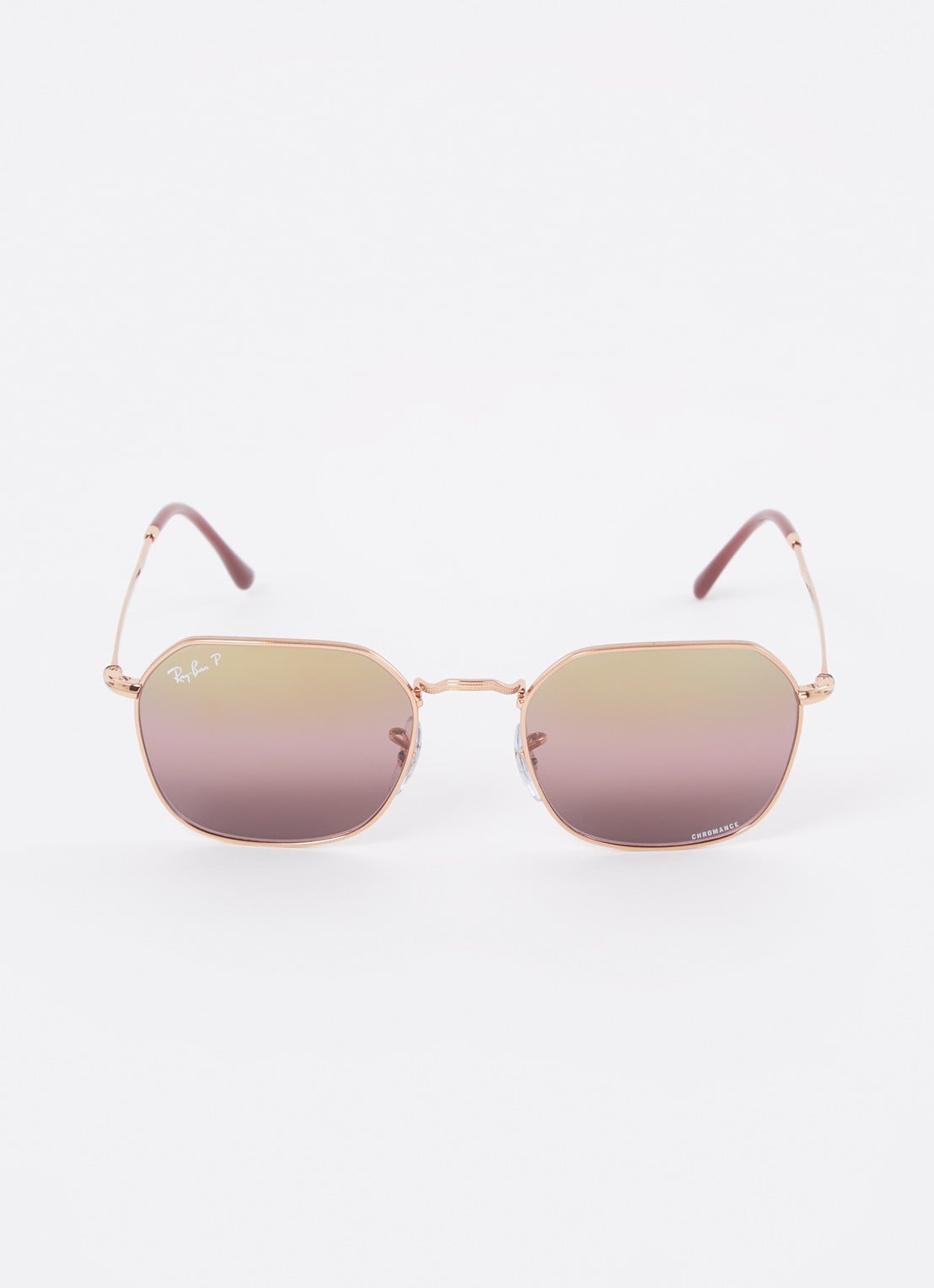 Ray-Ban Jim zonnebril gepolariseerd RB3694  - voorkant 2 goud