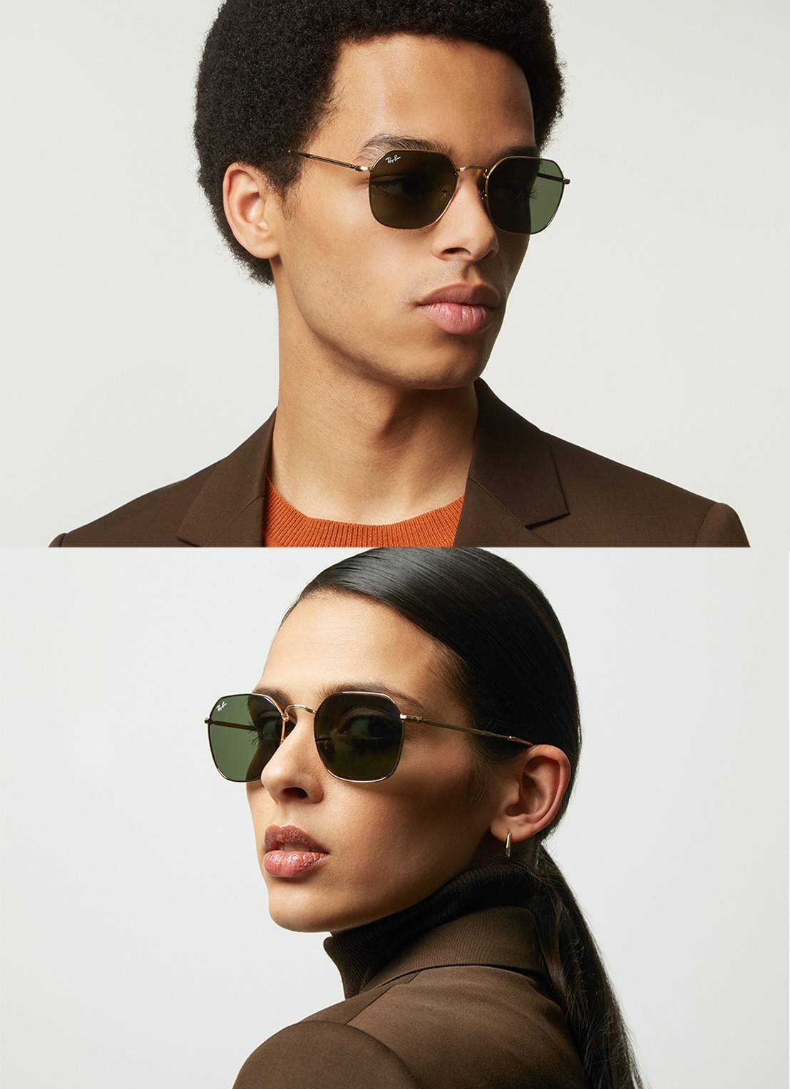 Ray-Ban Jim zonnebril RB3694  - voorkant 5 goud