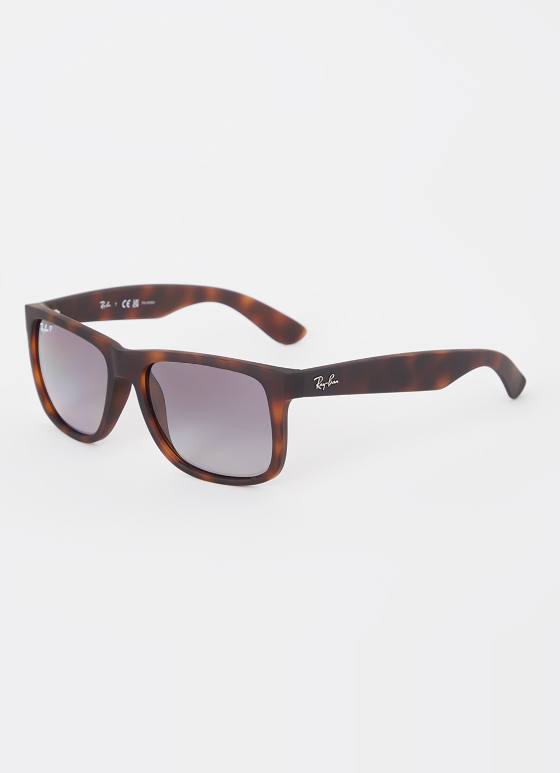 Ray-Ban Justin zonnebril gepolariseerd RB4165 - voorkant 4 donkerbruin