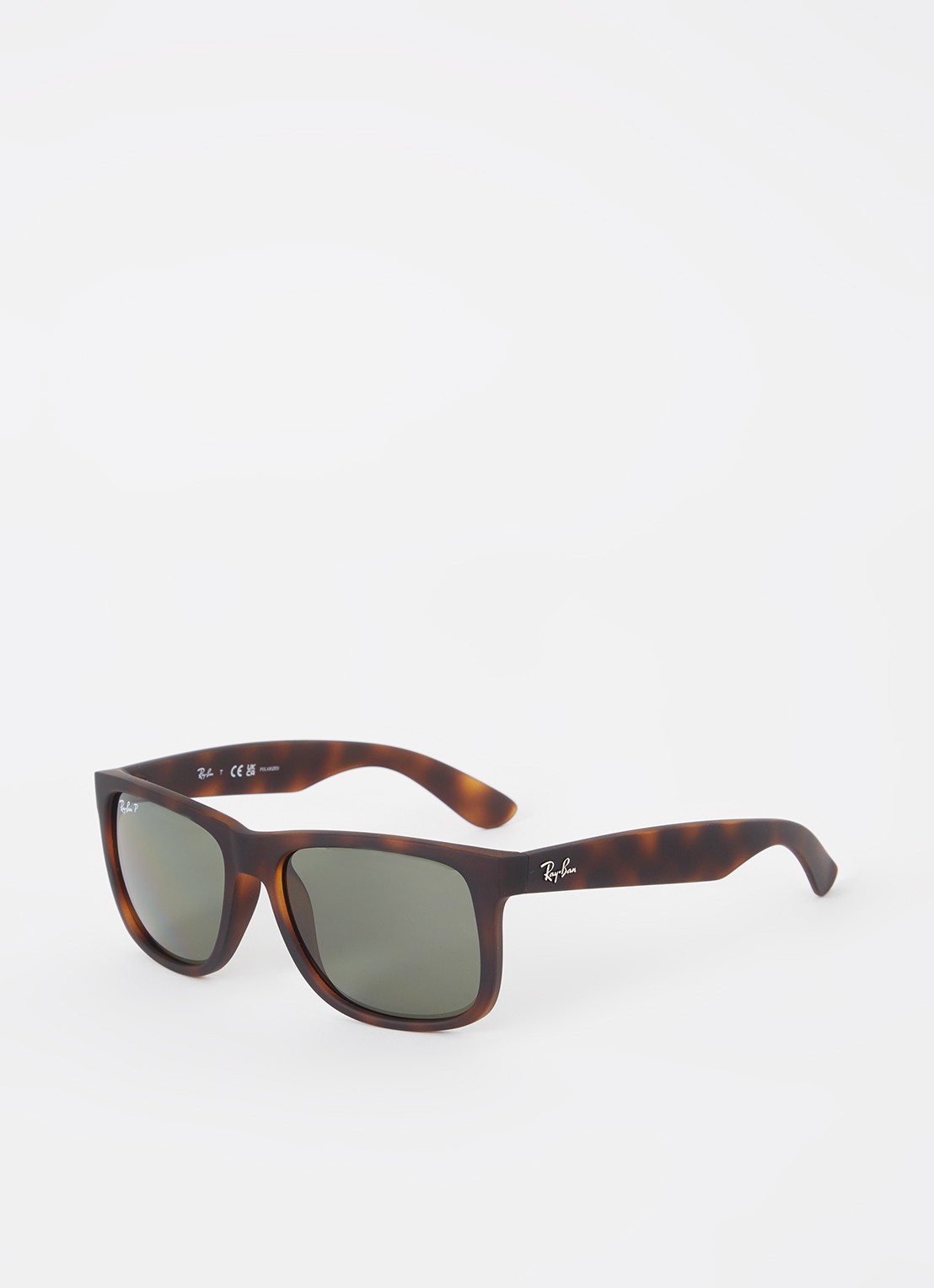 Ray-Ban Justin zonnebril gepolariseerd RB4165 - voorkant donkerbruin