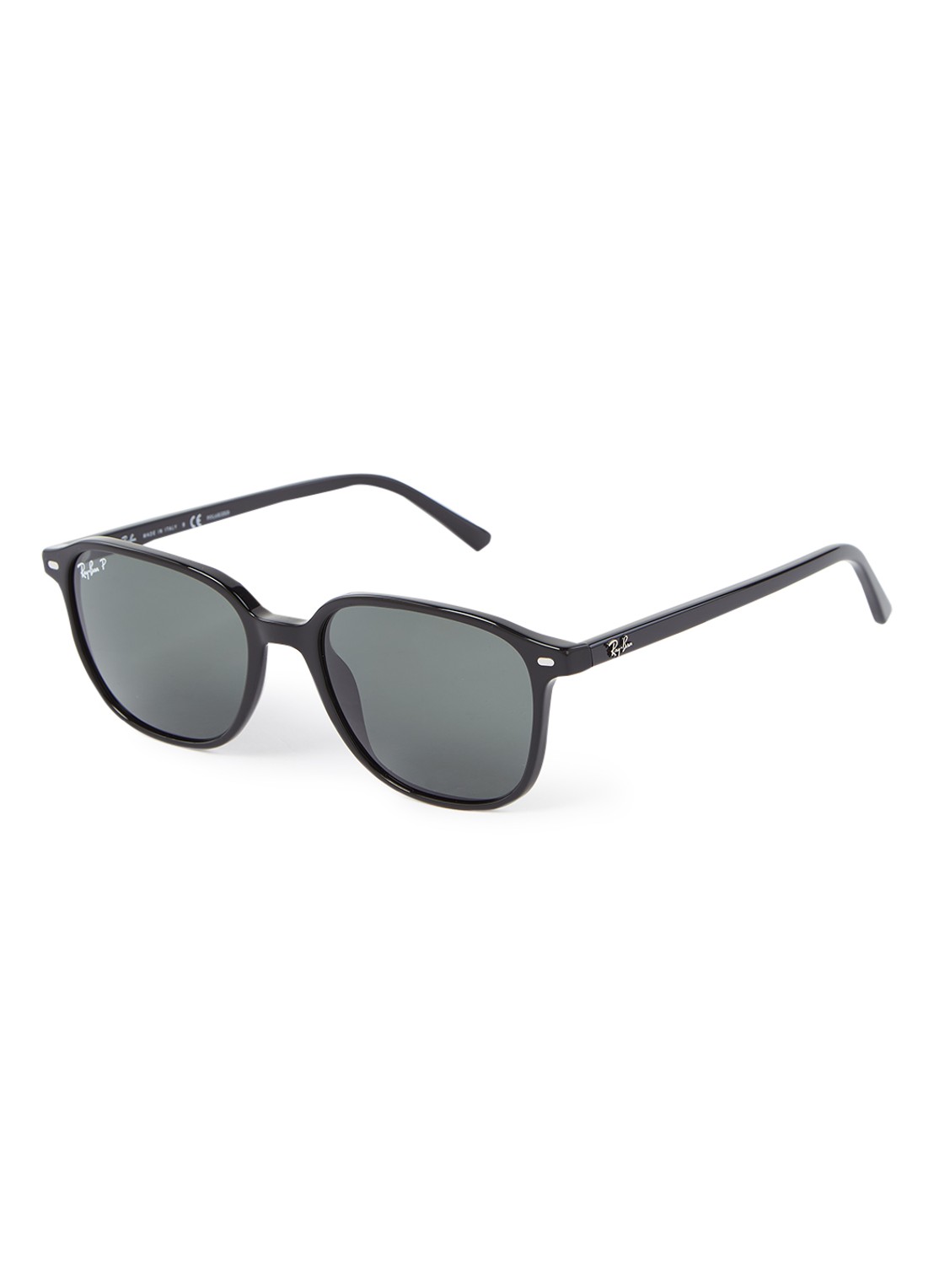 Ray-Ban Leonard zonnebril gepolariseerd RB2193 - voorkant zwart