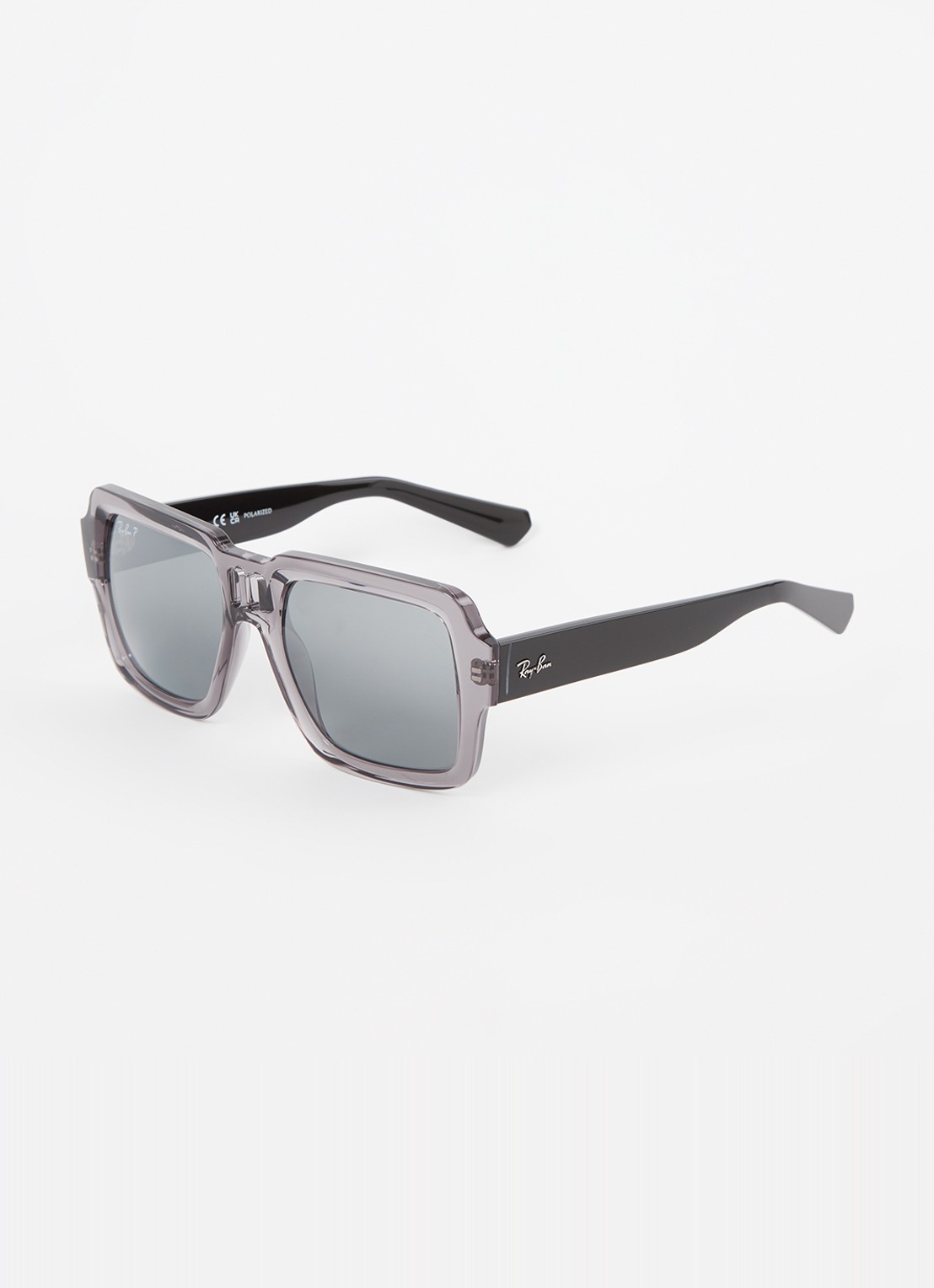 Ray-Ban Magellan zonnebril gepolariseerd RB4408  - voorkant grijs