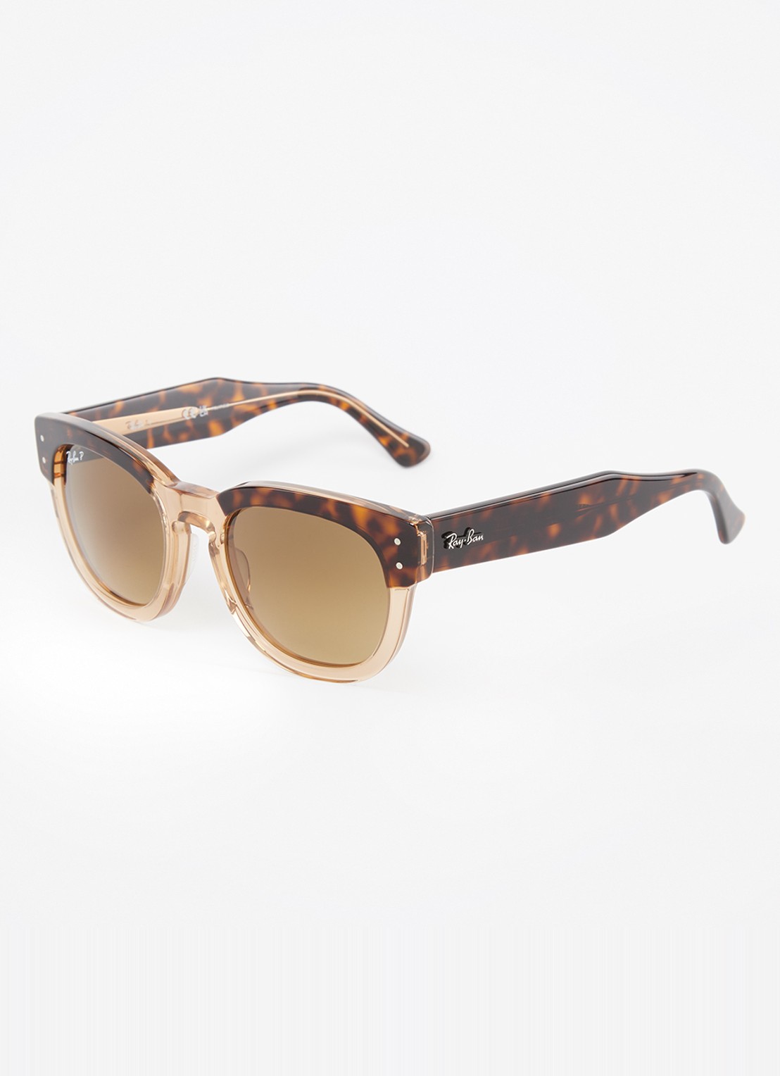 Ray-Ban Mega Hawkeye zonnebril RB0298S  - voorkant 4 bruin