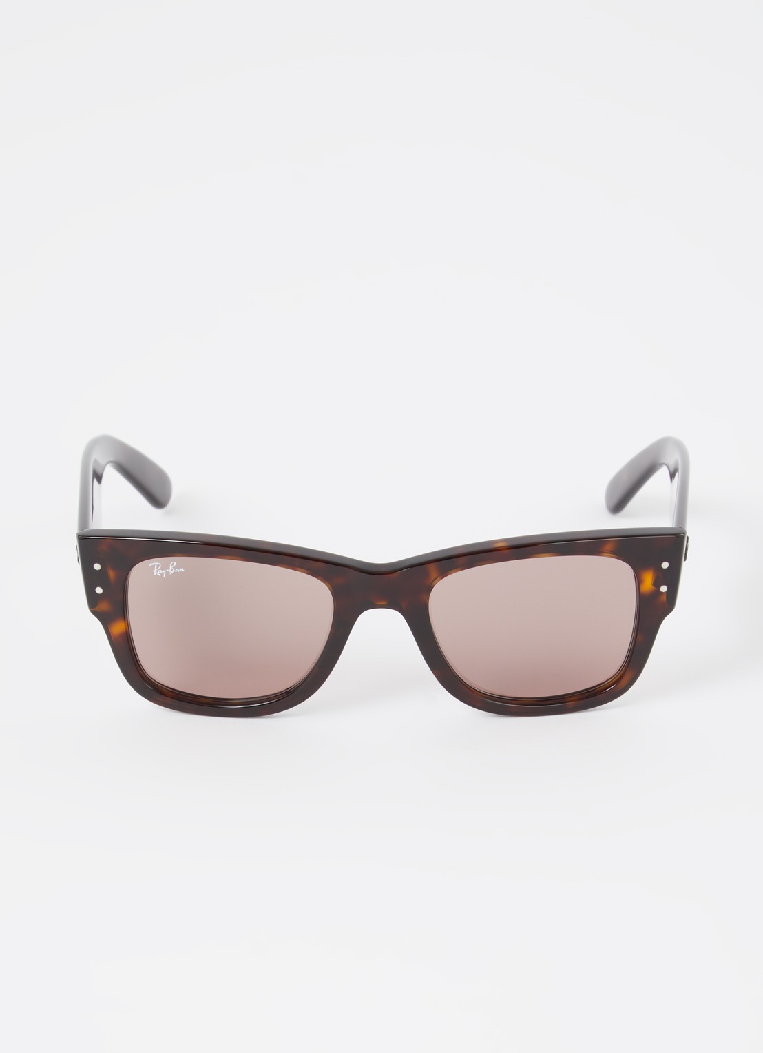Ray-Ban Mega Wayfarer zonnebril RB0840S - detail 2 donkerbruin