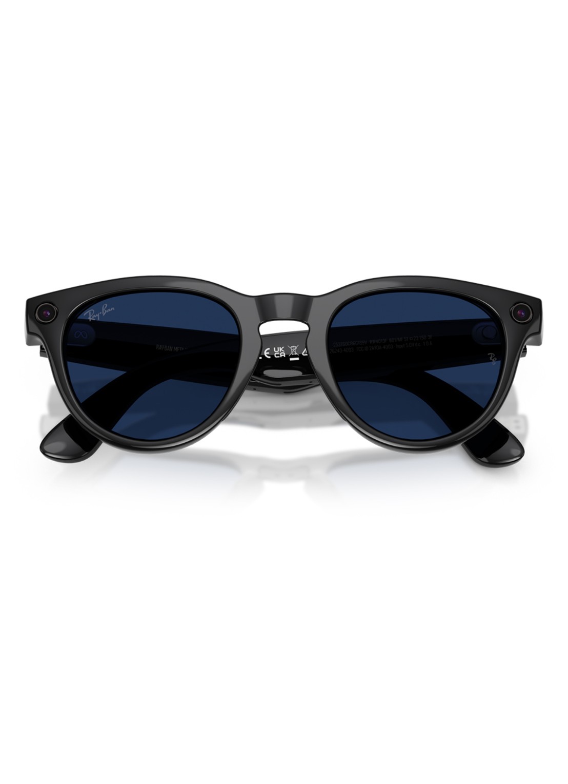 Ray-Ban Meta Low Bridge Fit Headliner RW4013F - detail 2 zwart