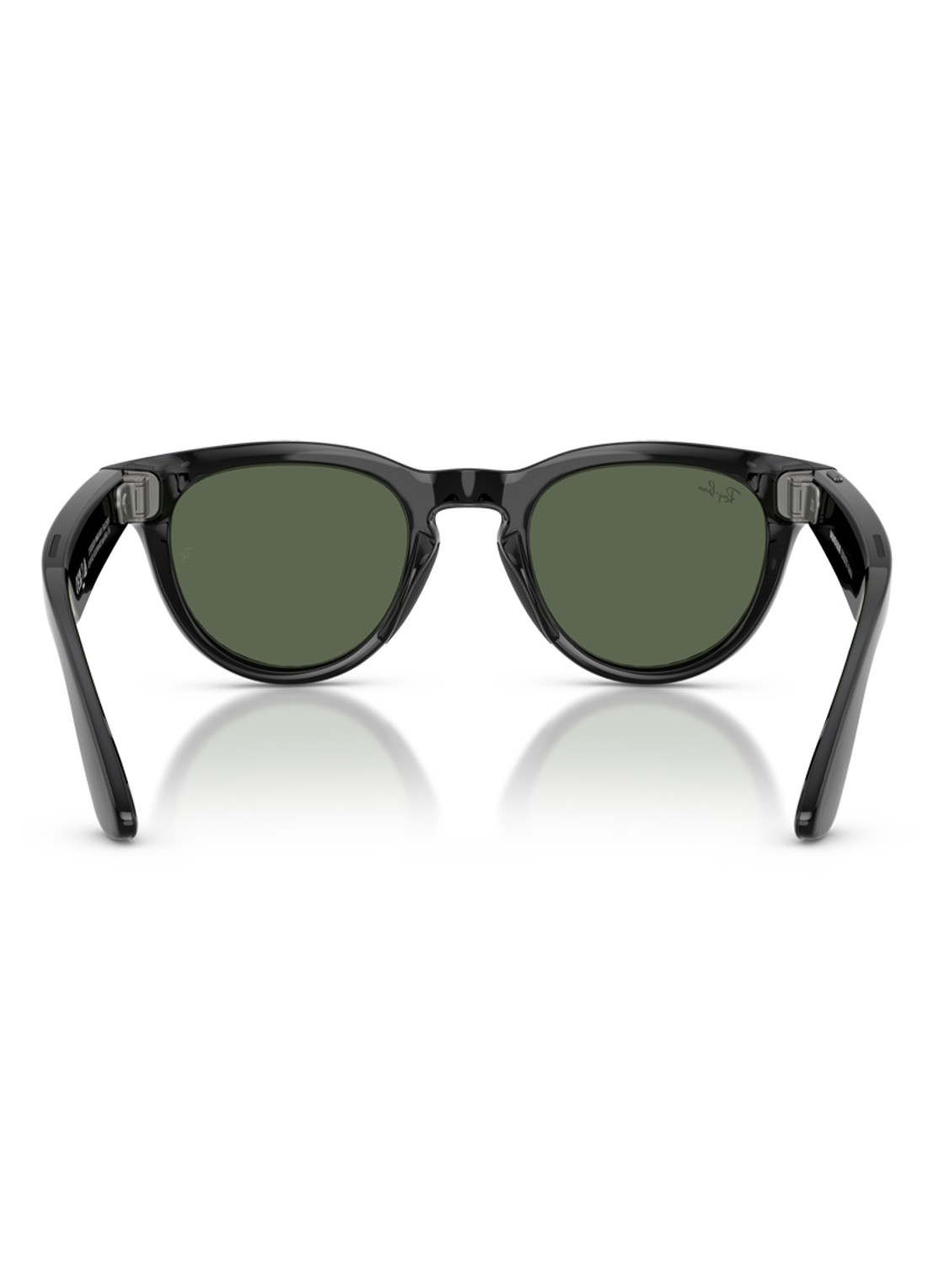 Ray-Ban Meta Low Bridge Fit Headliner zonnebril RW4013F - achterkant zwart-01