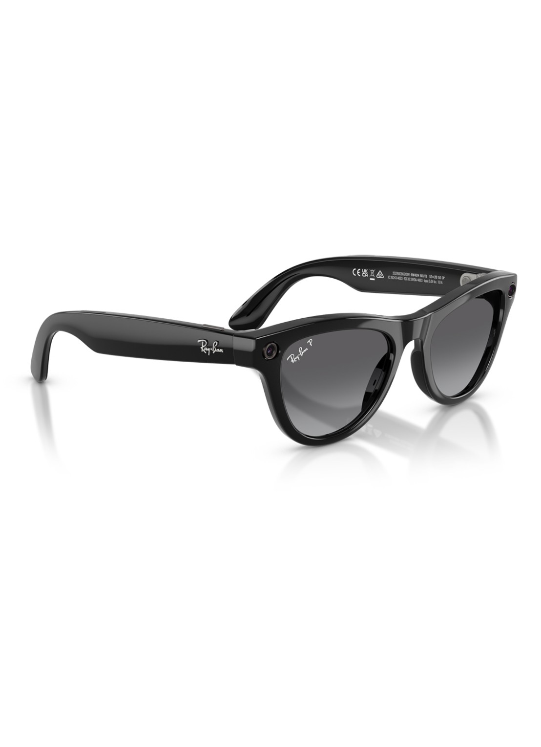Ray-Ban Meta Skyler zonnebril gepolariseerd RW4014 - detail 4 zwart