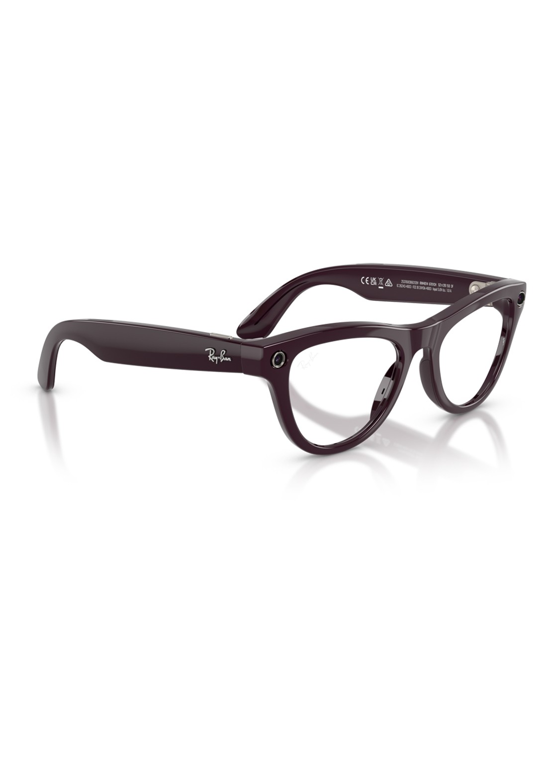 Ray-Ban Meta Skyler zonnebril RW4014 - detail 5 bordeauxrood