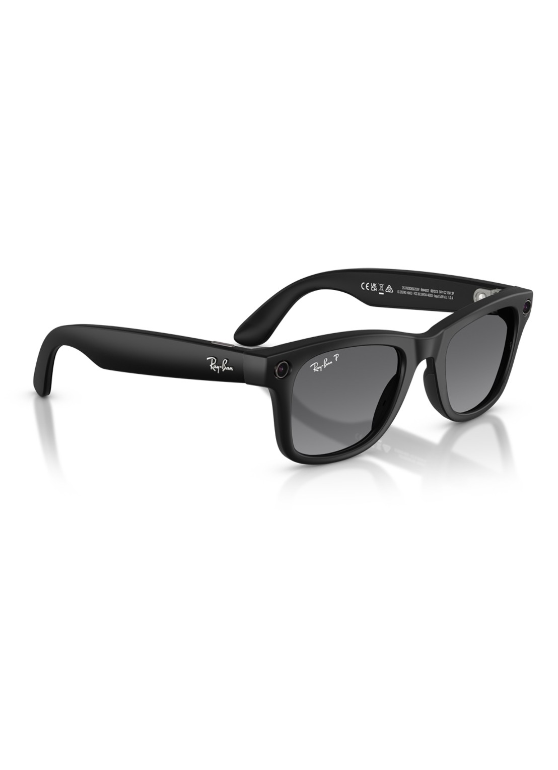 Ray-Ban Meta Wayfarer zonnebril gepolariseerd RW4012 - detail 3 zwart-01