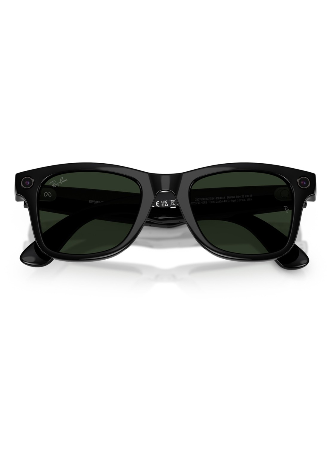 Ray-Ban Meta Wayfarer zonnebril RW4012 - detail 2 zwart-06