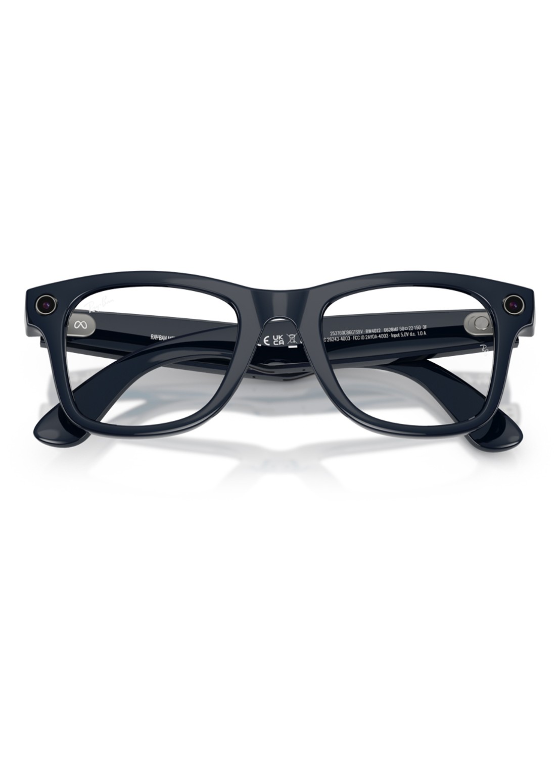 Ray-Ban Meta Wayfarer zonnebril RW4012 - detail 4 zwart-01