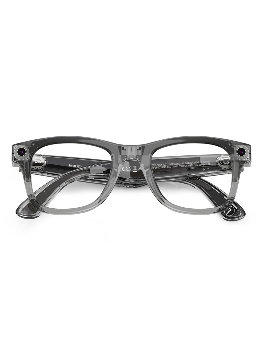 Ray-Ban Meta Wayfarer zonnebril RW4012 - detail 3 grijs