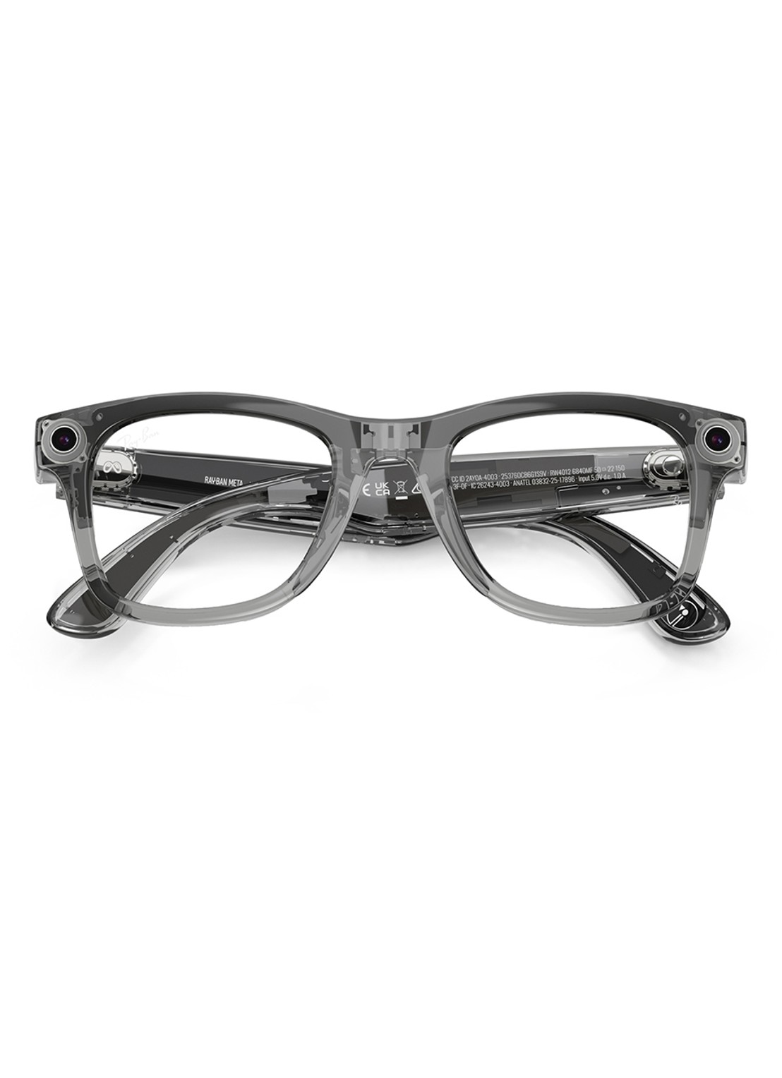 Ray-Ban Meta Wayfarer zonnebril RW4012 - detail 6 grijs