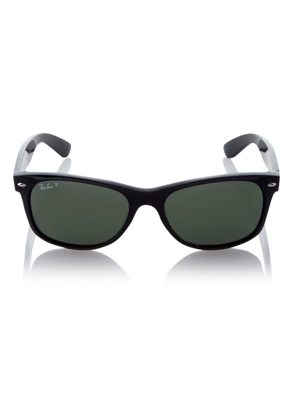 Ray-Ban New Wayfarer zonnebril gepolariseerd RB2132 - voorkant 5 zwart