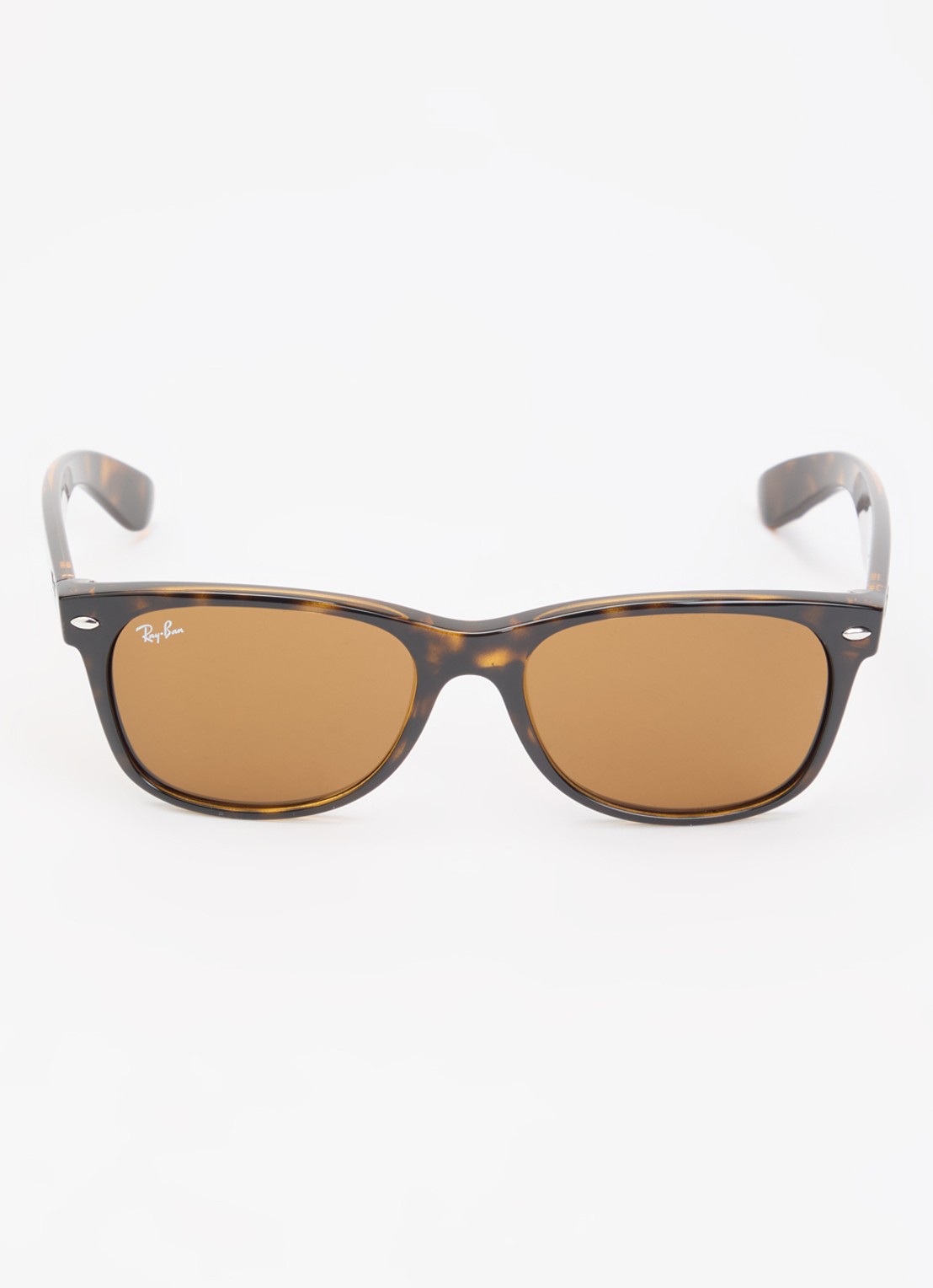 Ray-Ban New Wayfarer zonnebril RB2132 - detail 2 donkerbruin