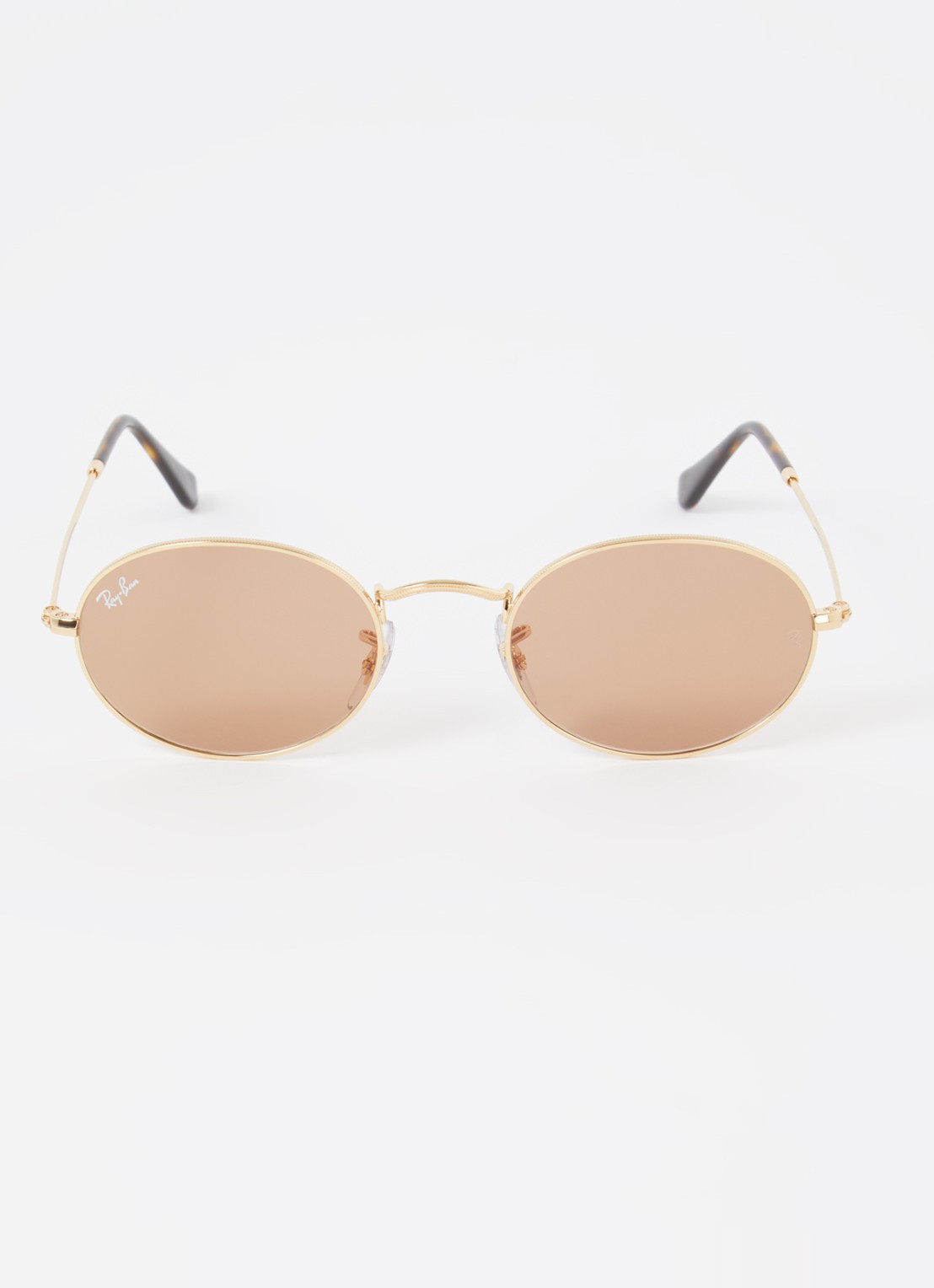 Ray-Ban Oval zonnebril RB3547 - detail goud