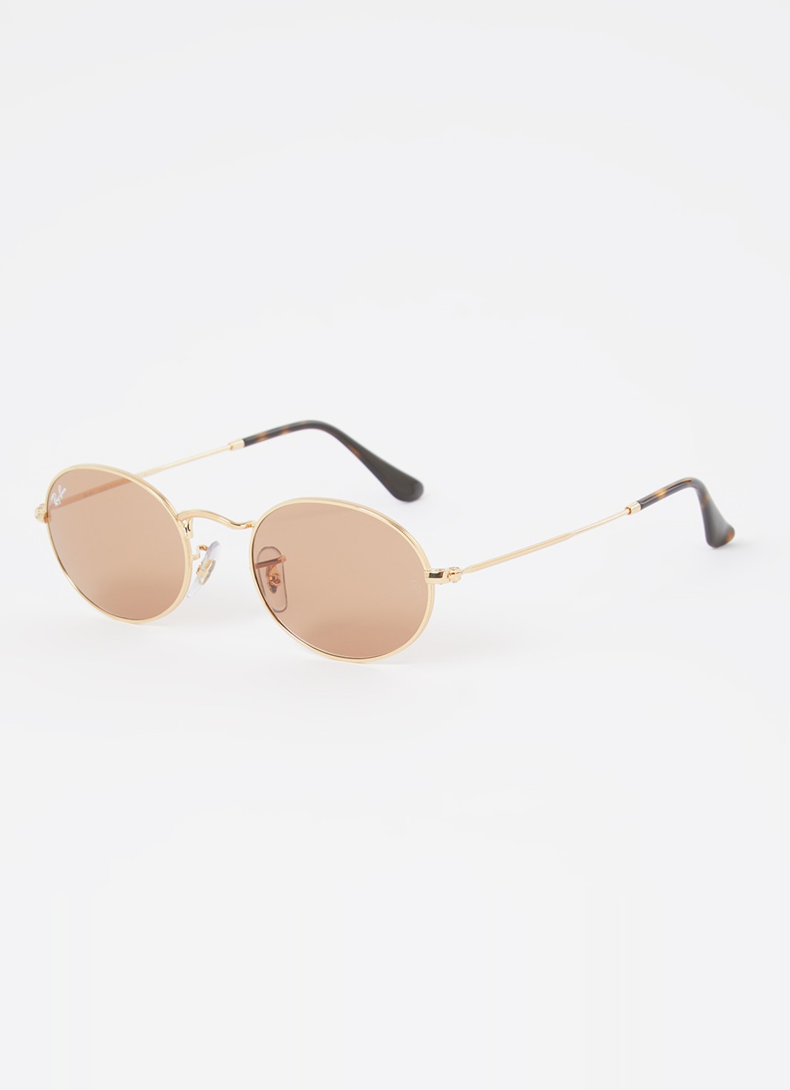 Ray-Ban Oval zonnebril RB3547 - voorkant 4 goud
