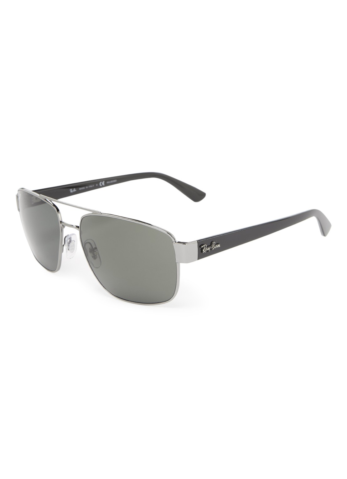 Ray-Ban Piloten zonnebril gepolariseerd RB3663 - voorkant 3 donkergrijs