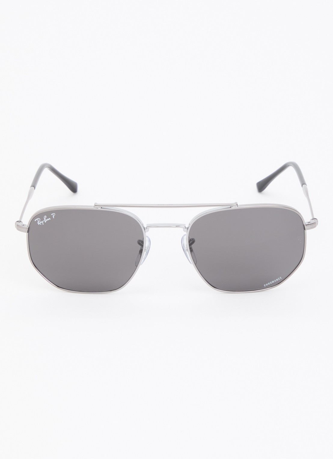 Ray-Ban Piloten zonnebril RB3707  - detail grijs