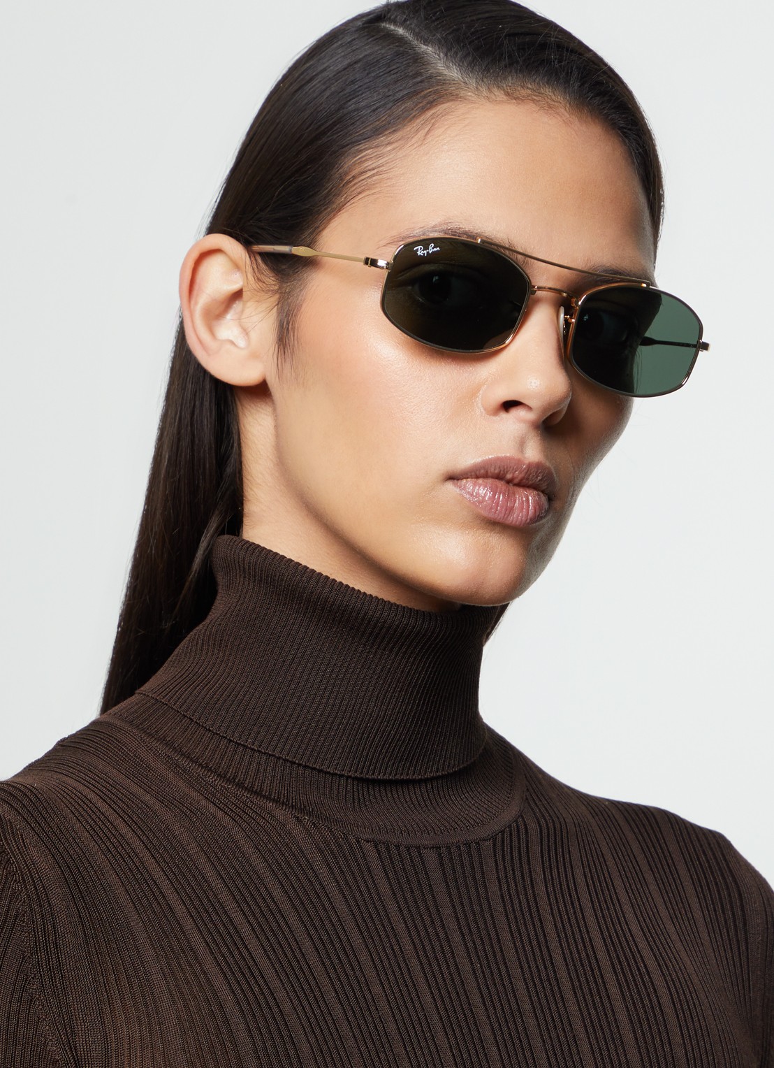 Ray-Ban Piloten zonnebril RB3719 - voorkant 2 goud
