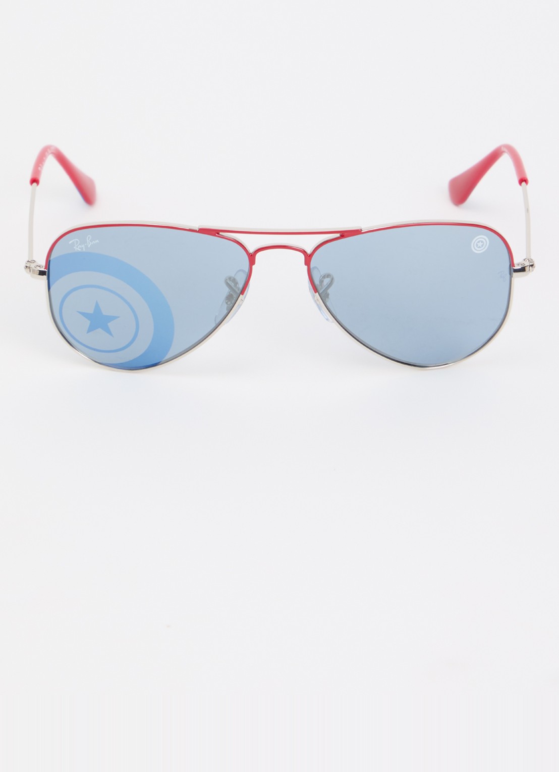 Ray-Ban Piloten zonnebril RB9506S - detail zilver