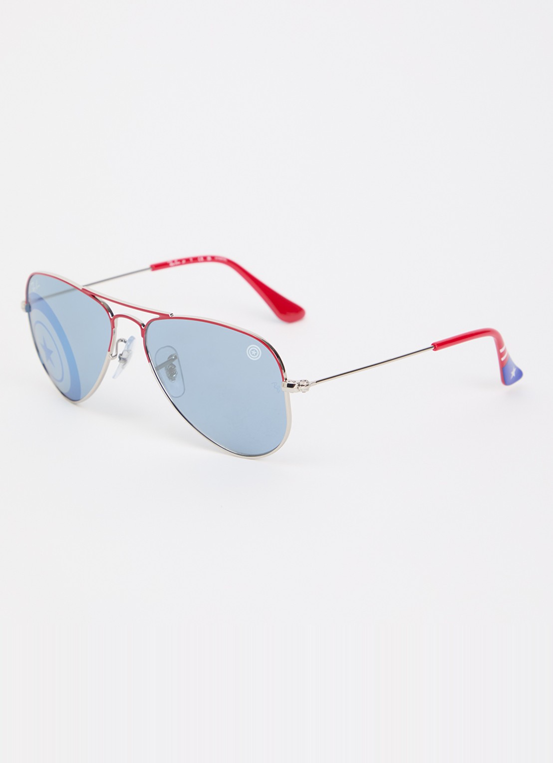 Ray-Ban Piloten zonnebril RB9506S - voorkant 4 zilver