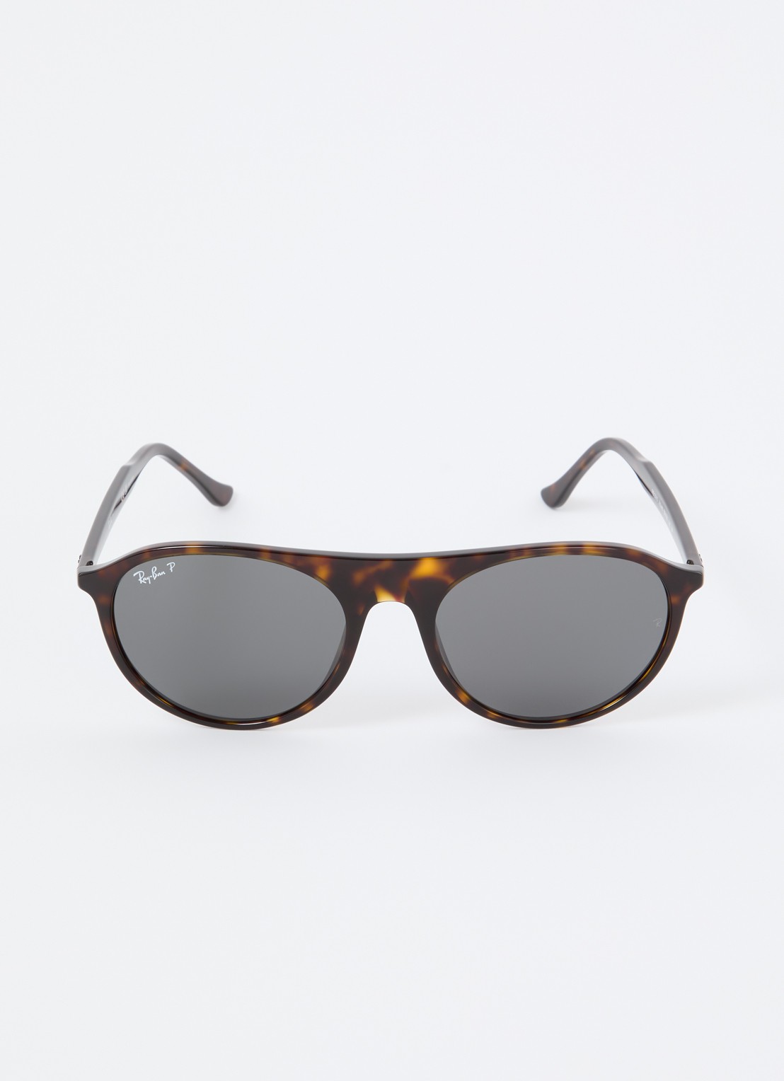 Ray-Ban Retro zonnebril gepolariseerd RB2215 - detail 2 bruin