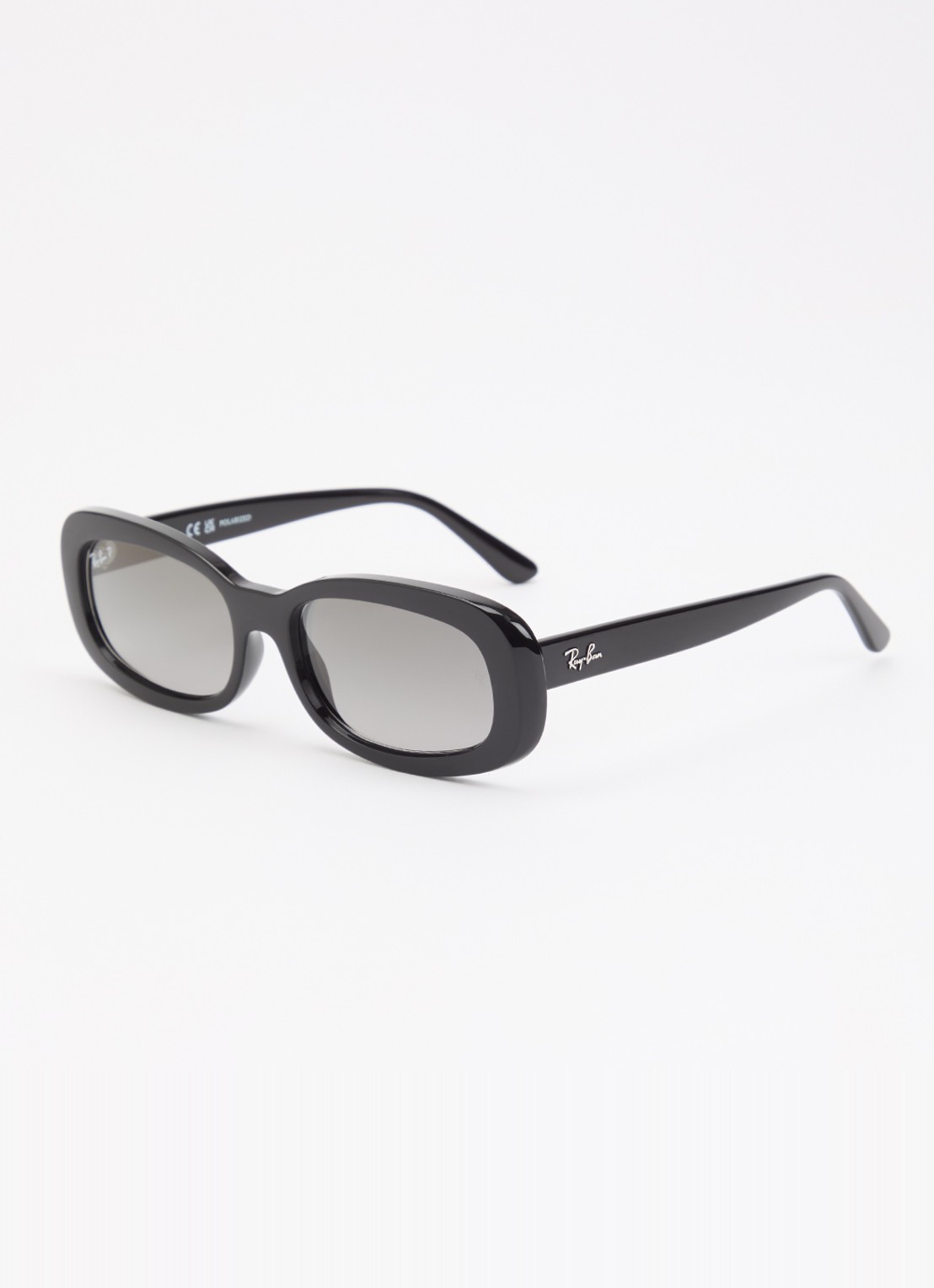 Ray-Ban Retro zonnebril gepolariseerd RB2221 - voorkant 4 zwart