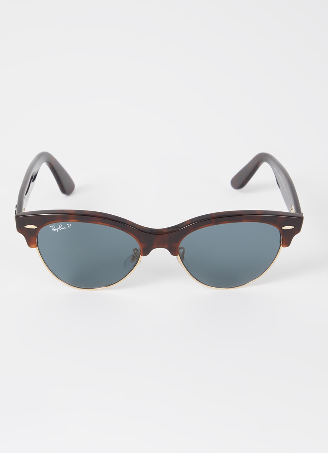 Ray-Ban Retro zonnebril gepolariseerd RB2341 - detail donkerbruin