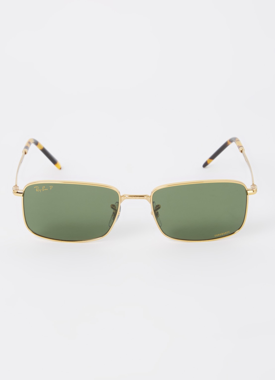 Ray-Ban Retro zonnebril gepolariseerd RB3717 - detail 3 goud