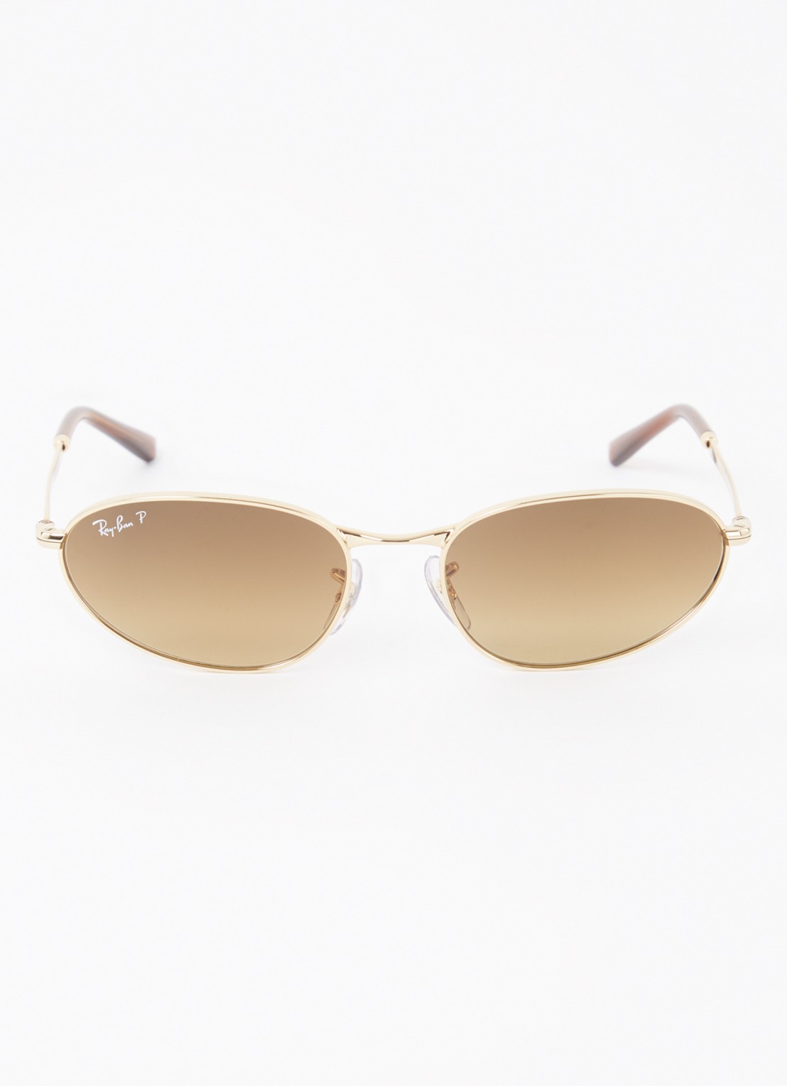 Ray-Ban Retro zonnebril gepolariseerd RB3734 - detail goud