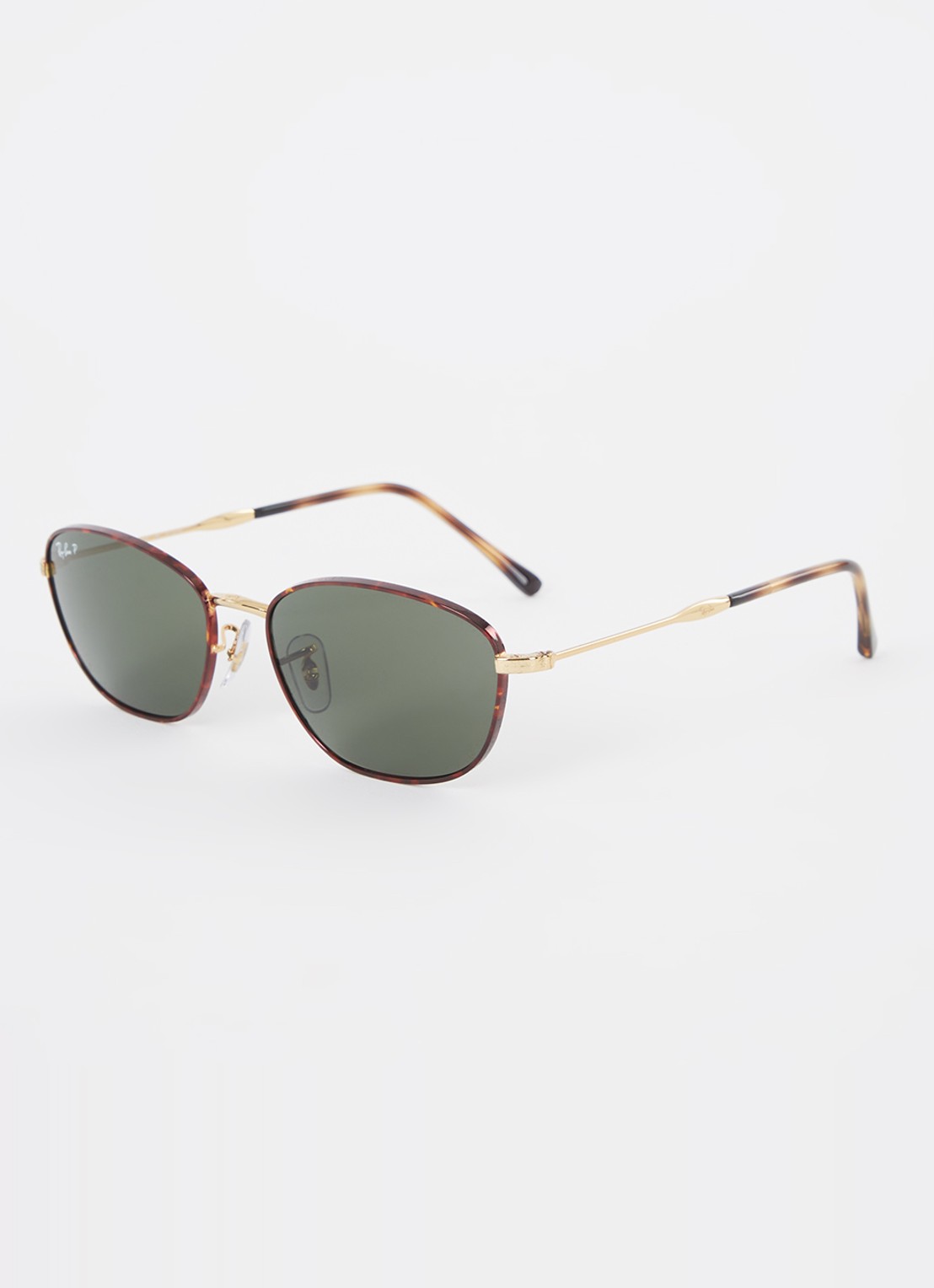 Ray-Ban Retro zonnebril gepolariseerd RB3749 - voorkant 4 donkerbruin