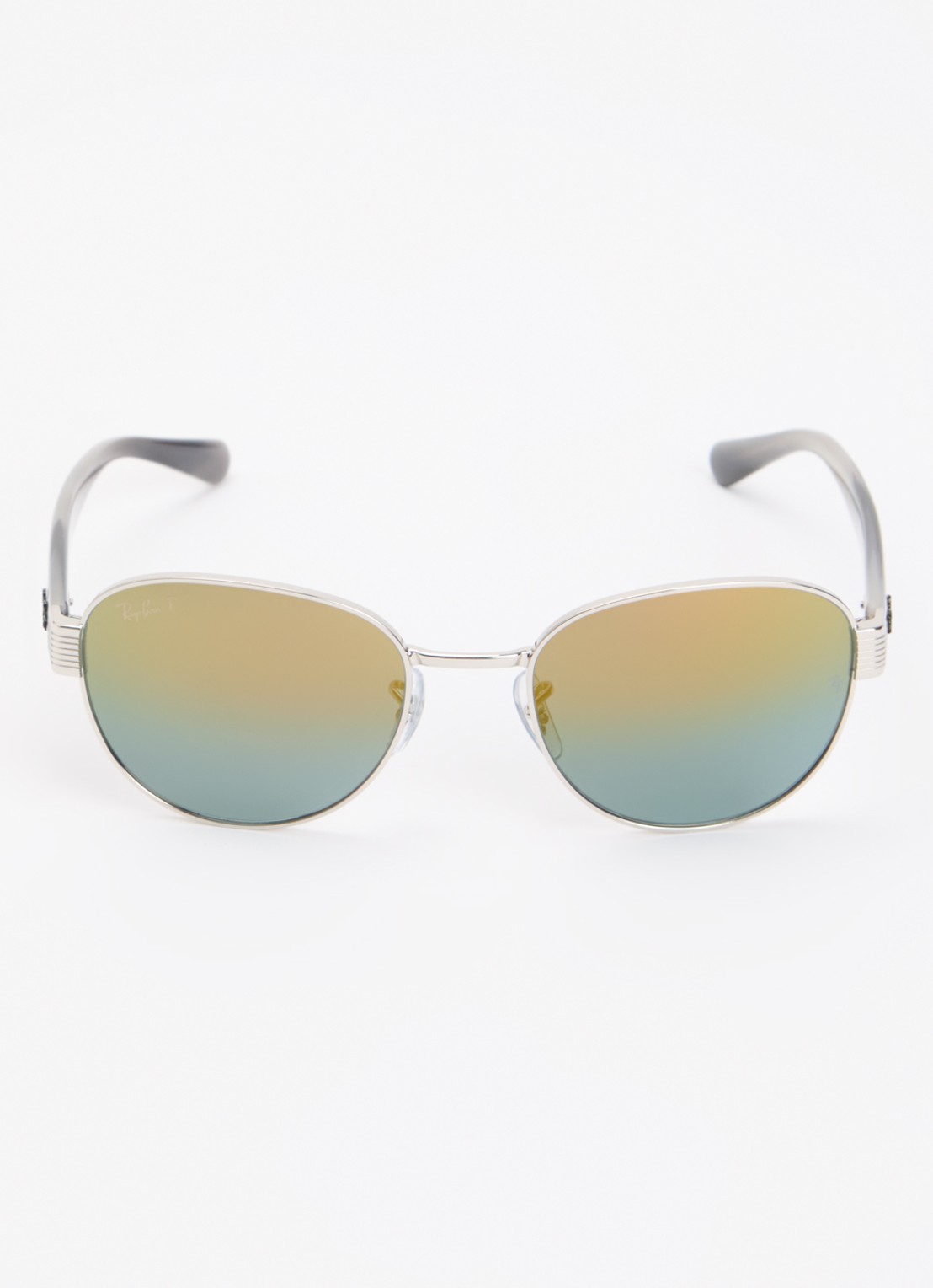 Ray-Ban Retro zonnebril gepolariseerd RB3766CH - detail 2 zilver