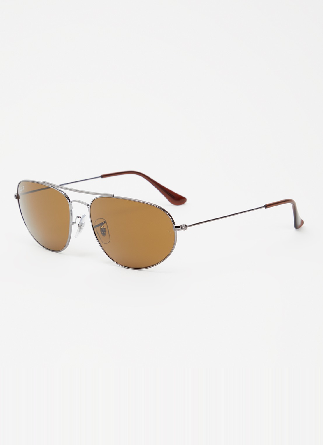 Ray-Ban Retro zonnebril gepolariseerd RB3945 - voorkant antraciet