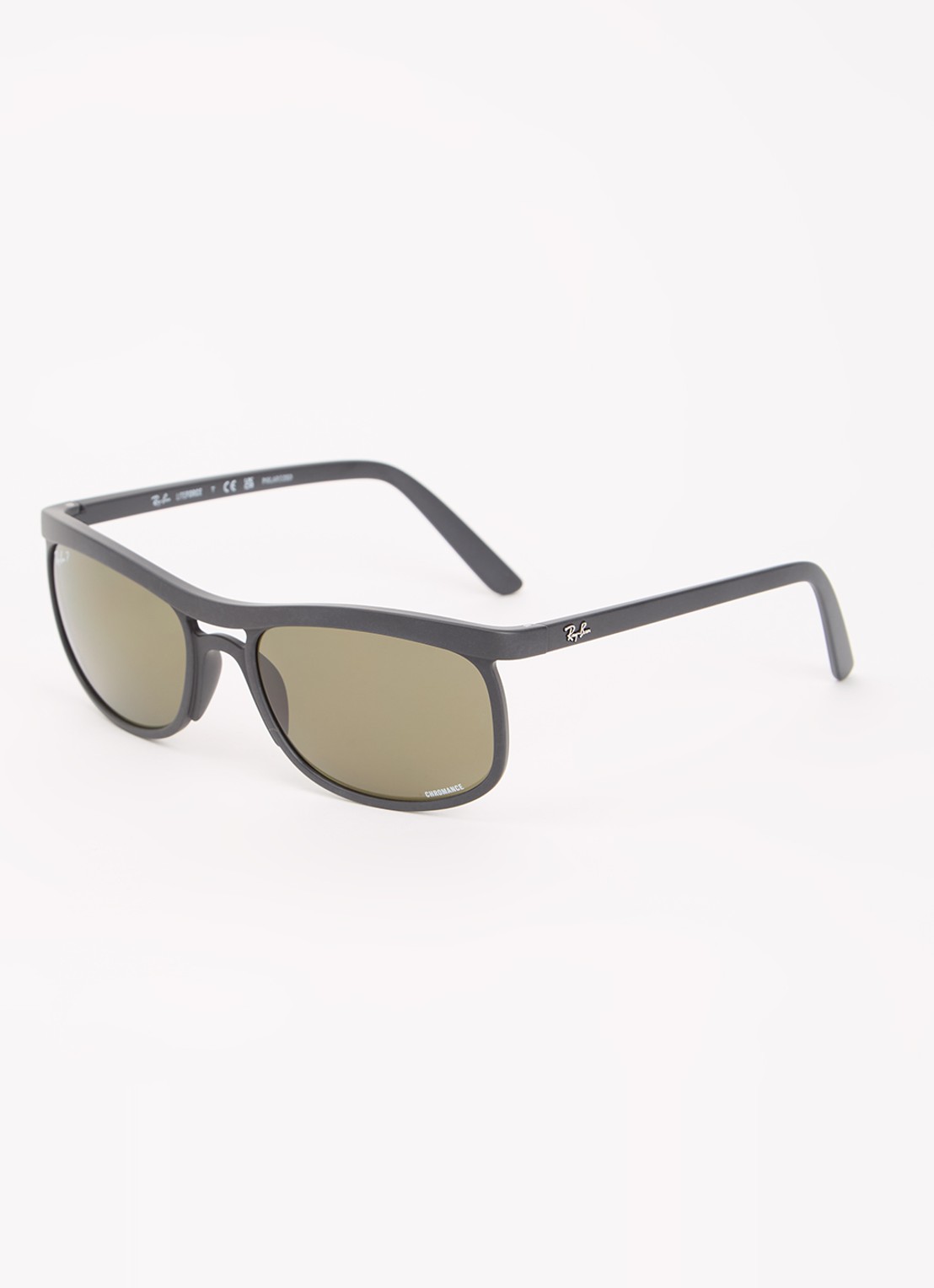 Ray-Ban Retro zonnebril gepolariseerd RB4452CH - voorkant 4 zwart