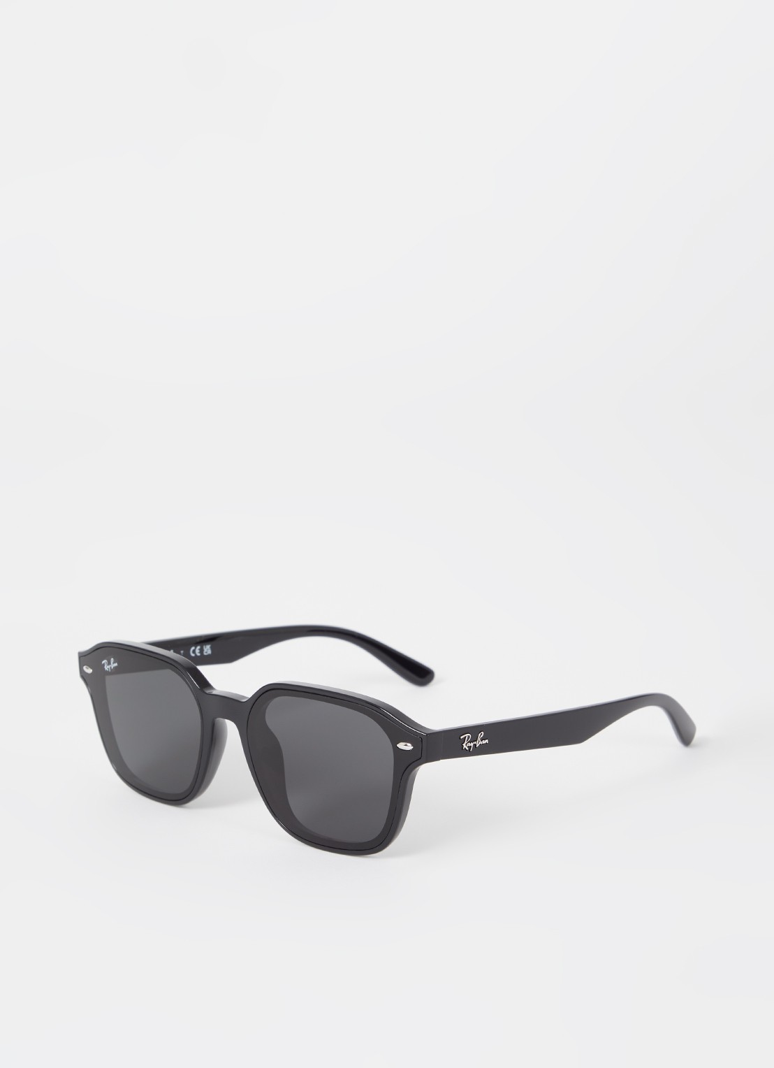 Ray-Ban Retro zonnebril gepolariseerd RB4458D - voorkant zwart